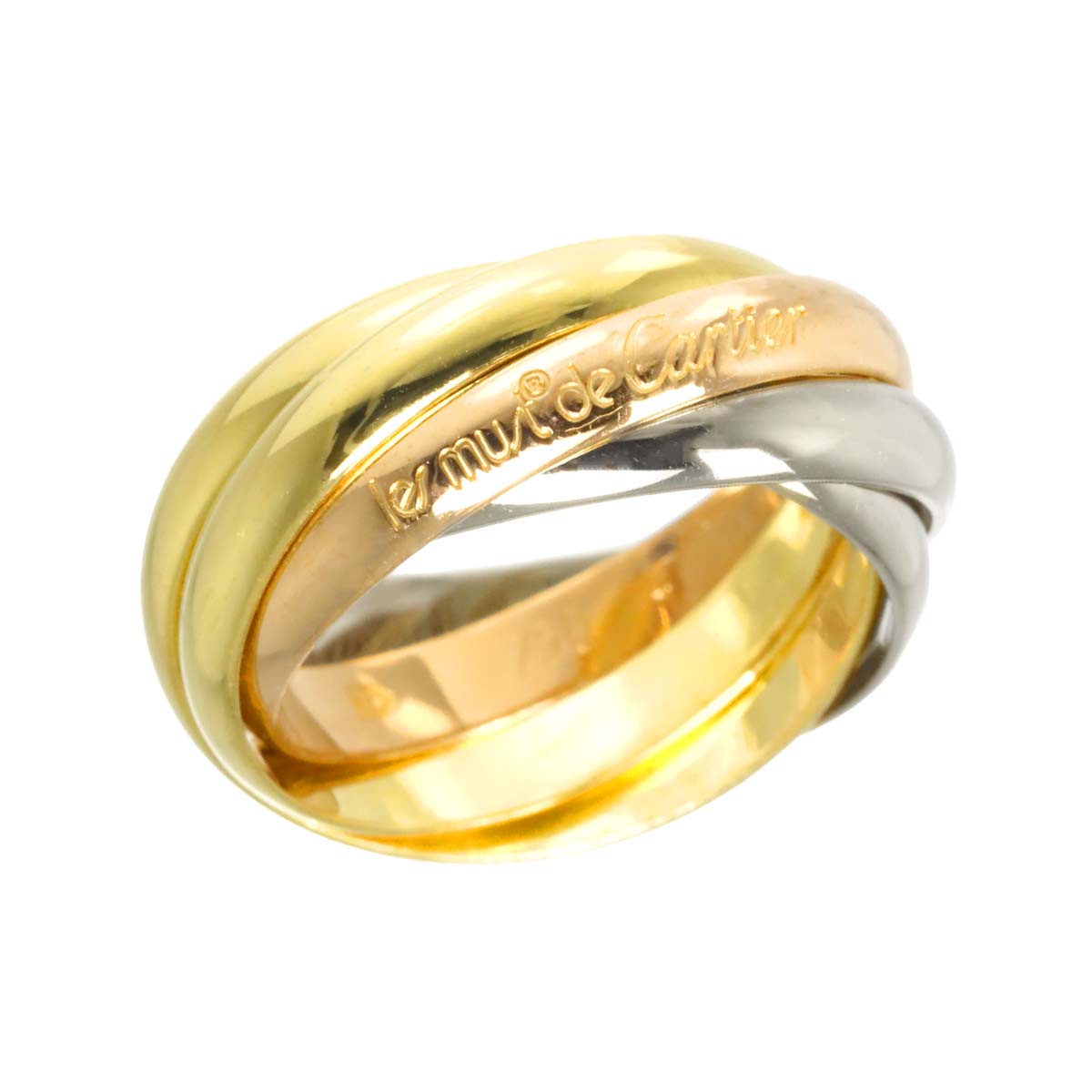 Trinity SM Ring 18K YG WG PG 750 Size47 4(US)