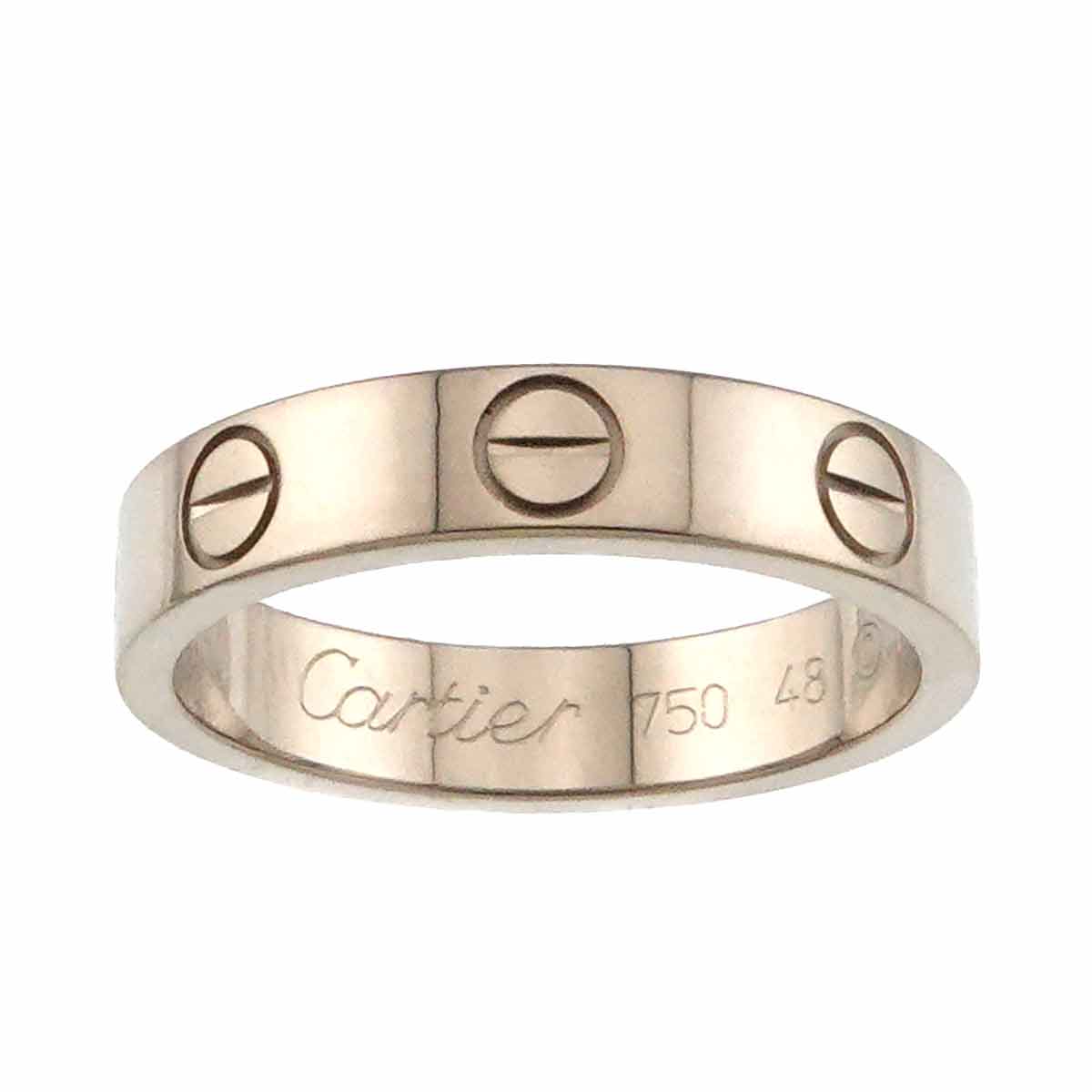 Mini Love Ring 18K White Gold 750 size48 4.5(US)