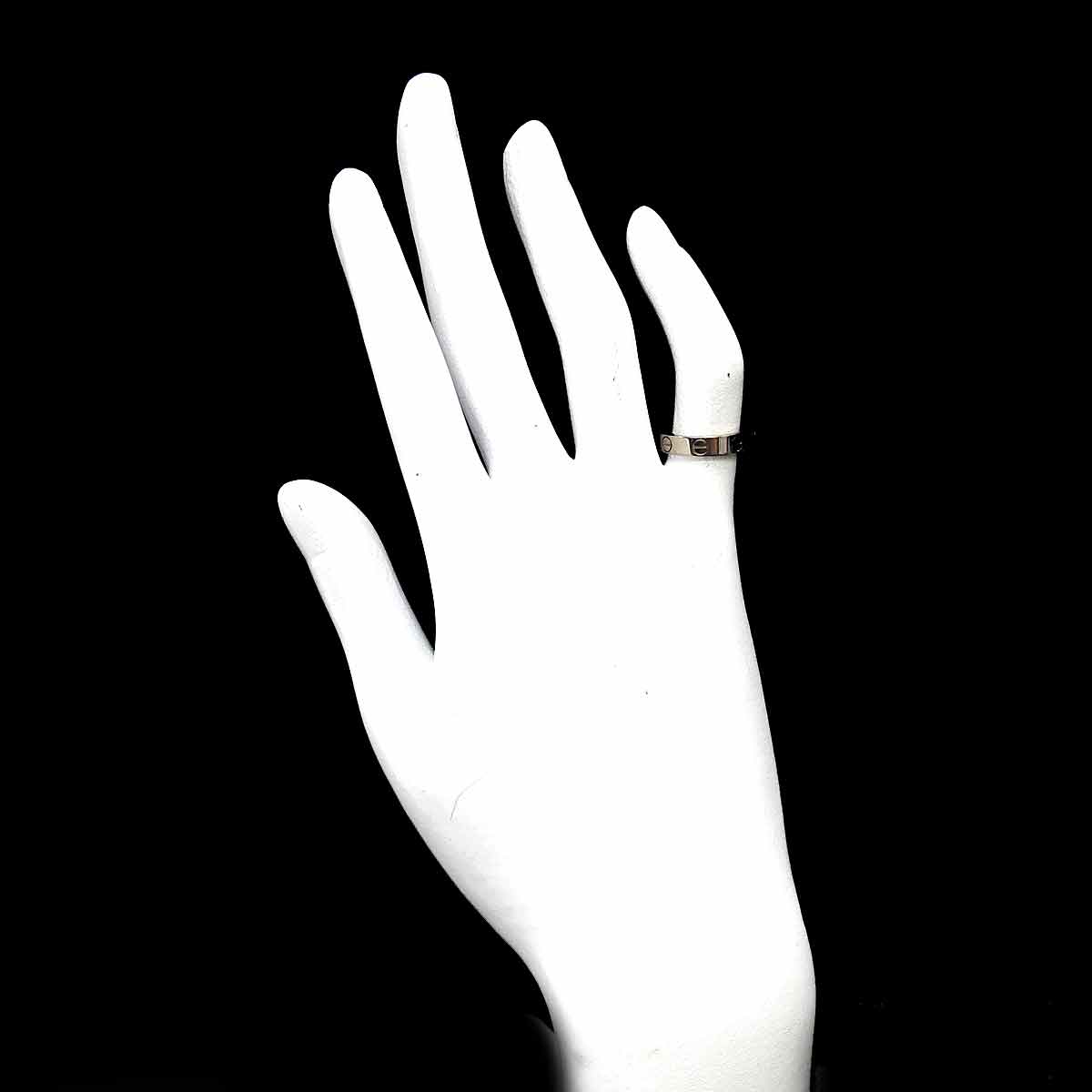 Mini Love Ring 18K White Gold 750 size48 4.5(US)