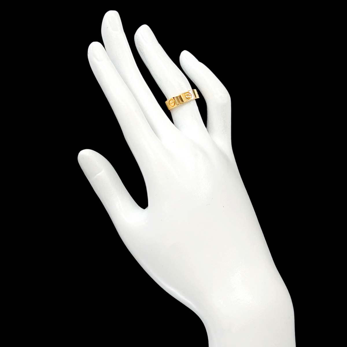 Love Ring 18K Yellow Gold 750 size49 4.5-4.75(US)