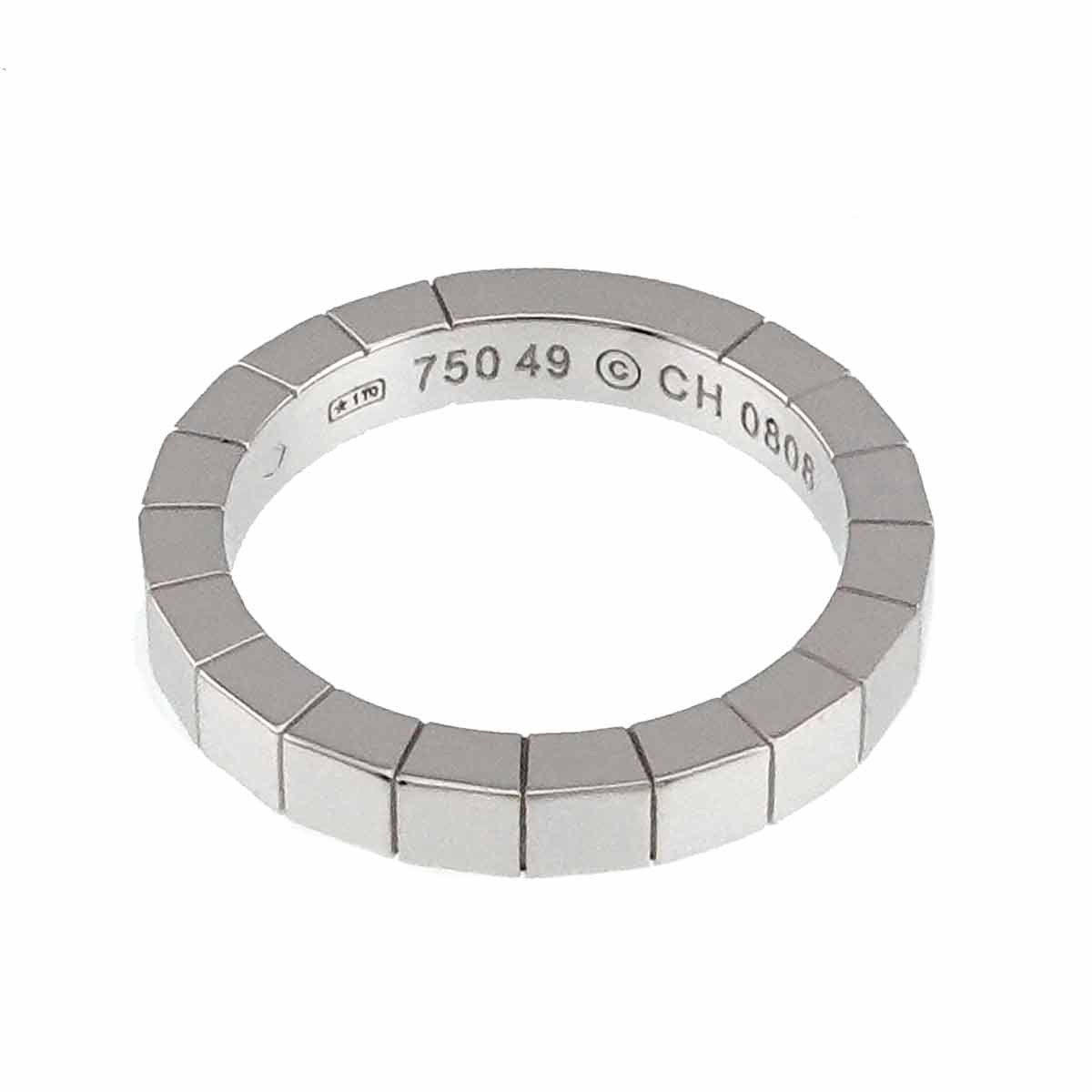 Laniere Ring 18K White Gold 750 Size49 4.75-5(US)