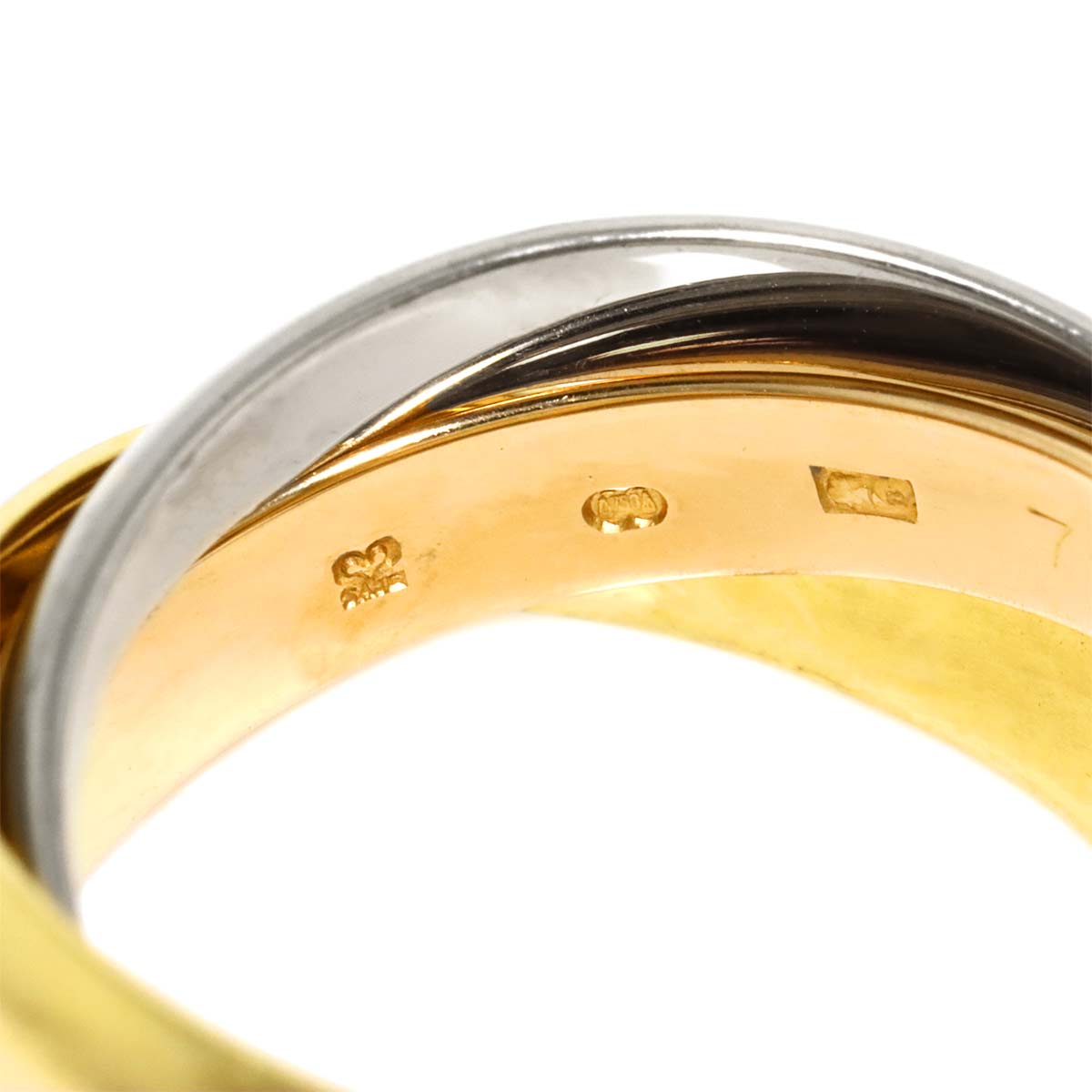 Trinity MM Ring 18K YG WG PG 750 Size50 5-5.25(US)