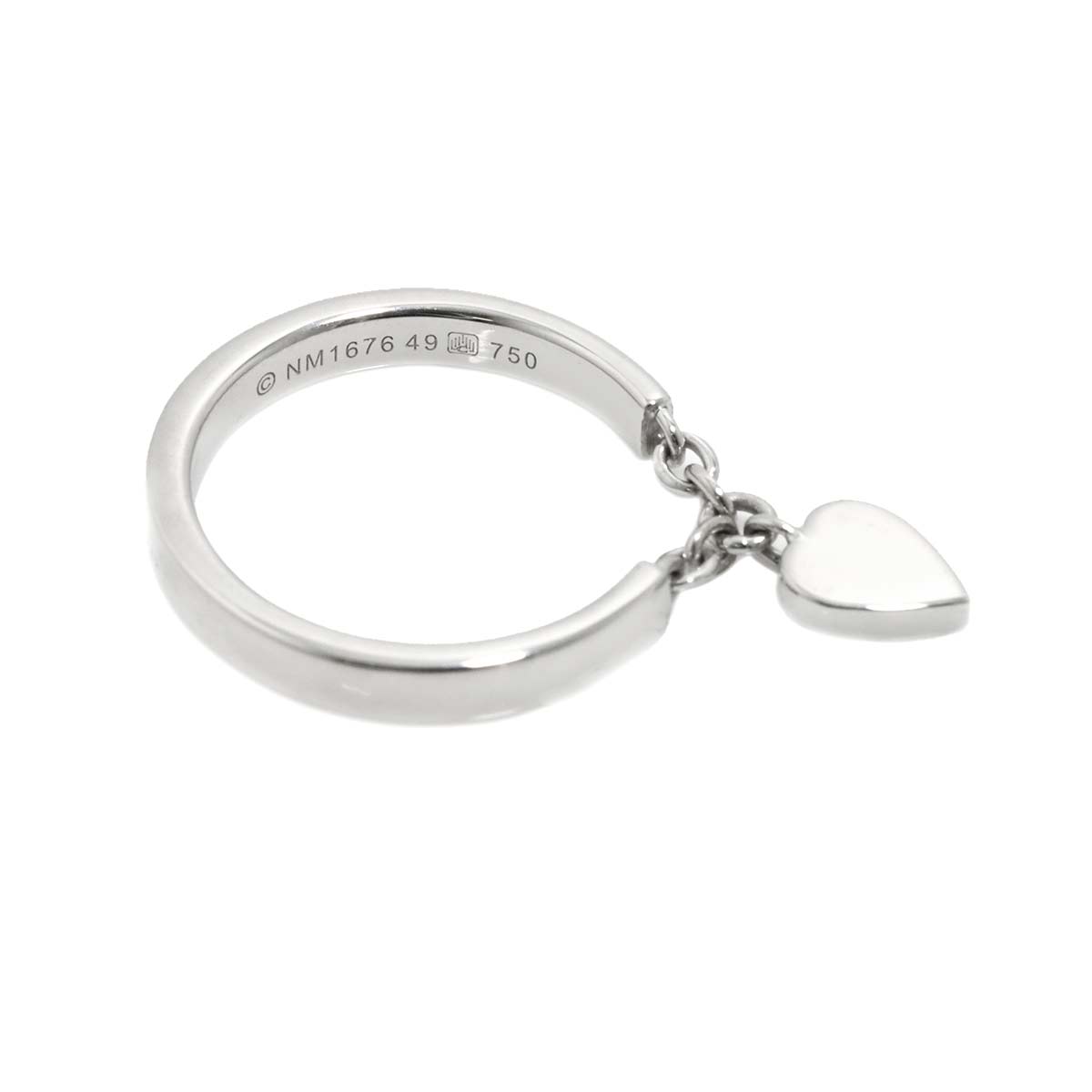 Monamour Diamond Ring 18K White Gold 750 Size49 4.75-5(US)