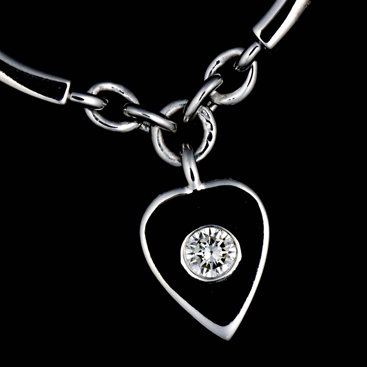 Monamour Diamond Ring 18K White Gold 750 Size49 4.75-5(US)