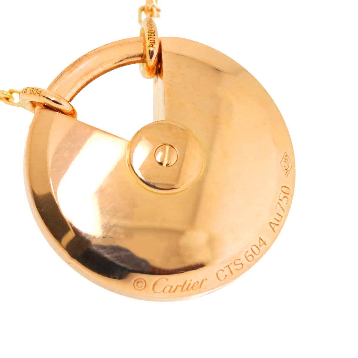 AMULETTE Snakewood Diamond Necklace 18K PG 750