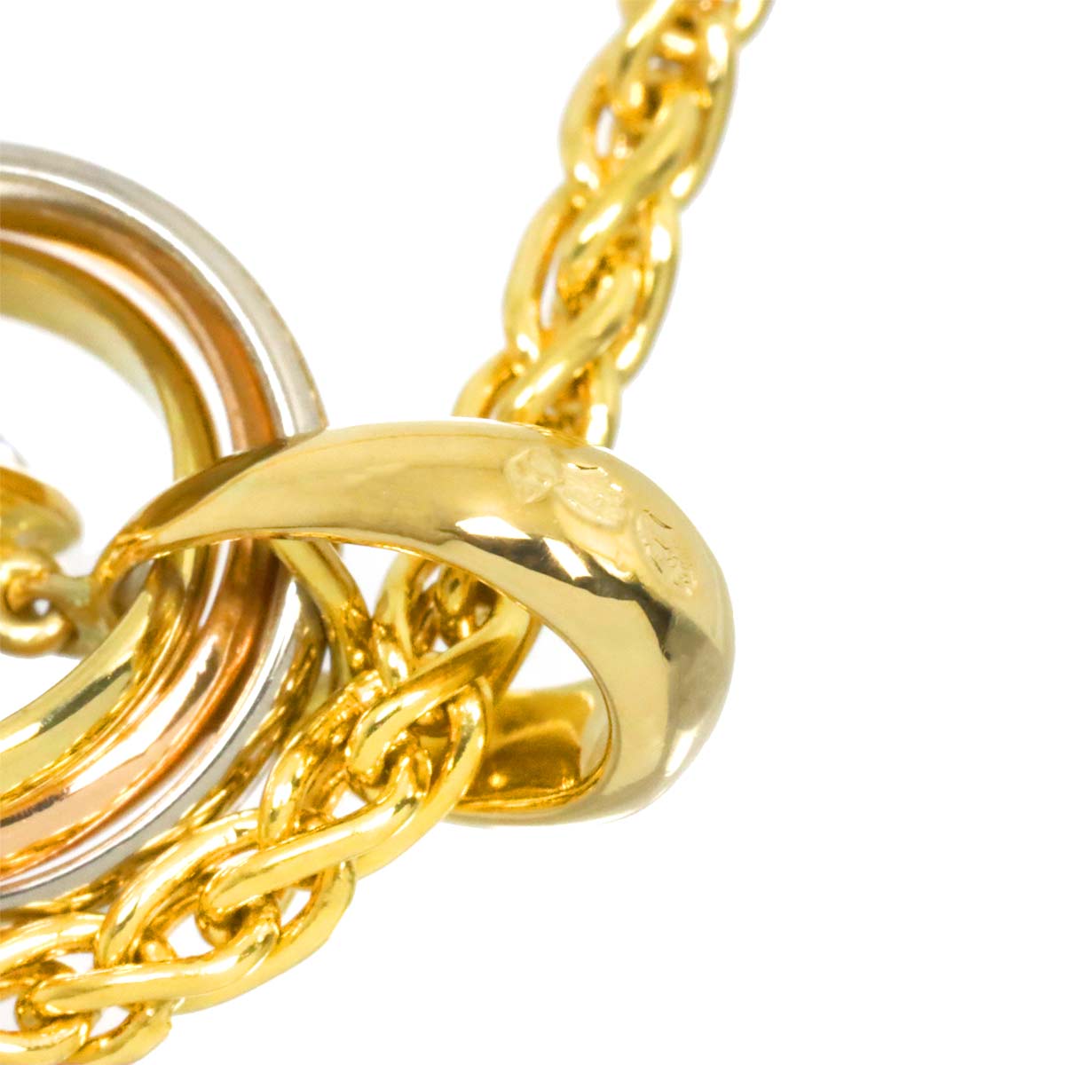 Trinity Diamond Necklace 18K YG WG PG 750 90306895