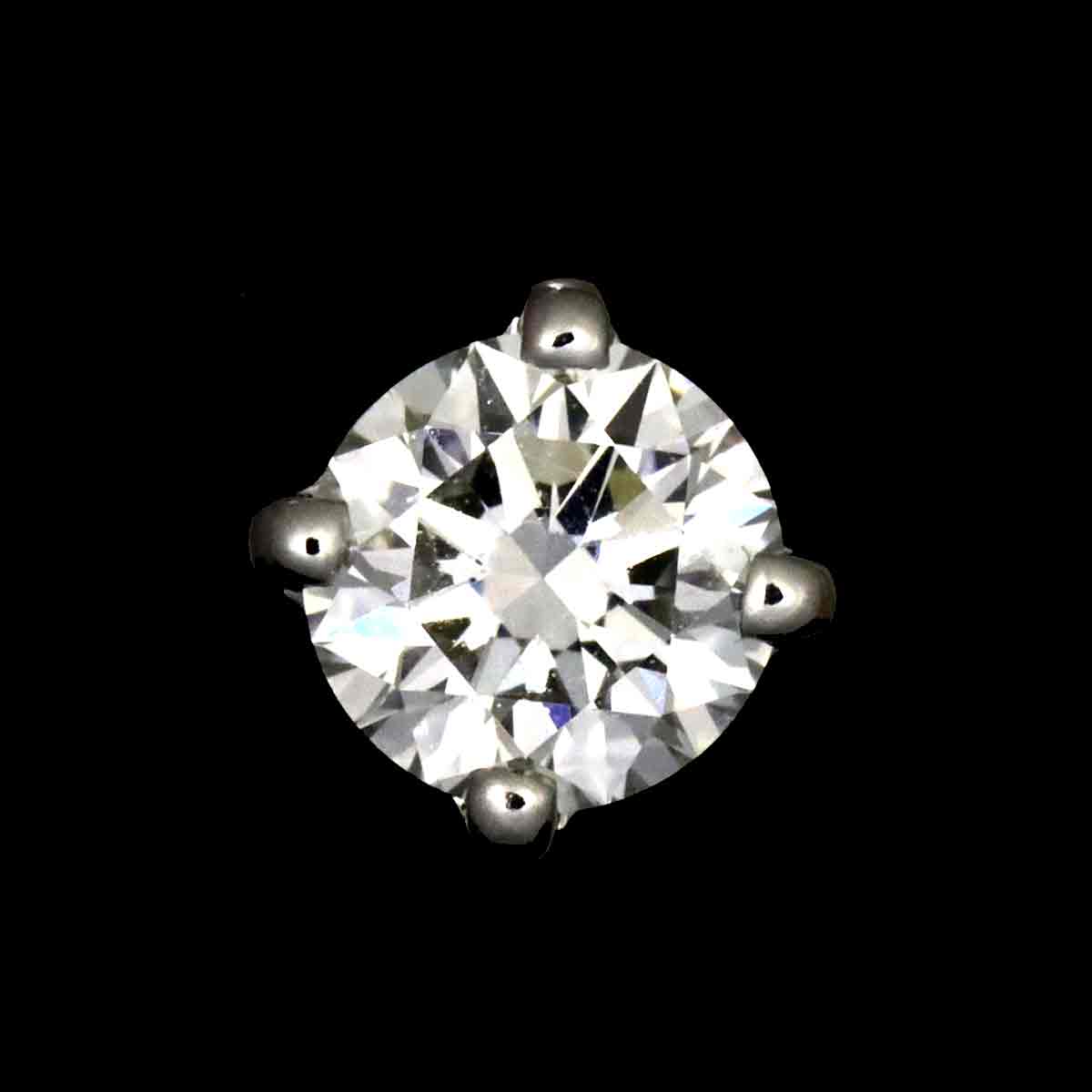 1895 Diamond 0.23/0.23ct E/VVS2/EX Earrings Pierced 18K WG