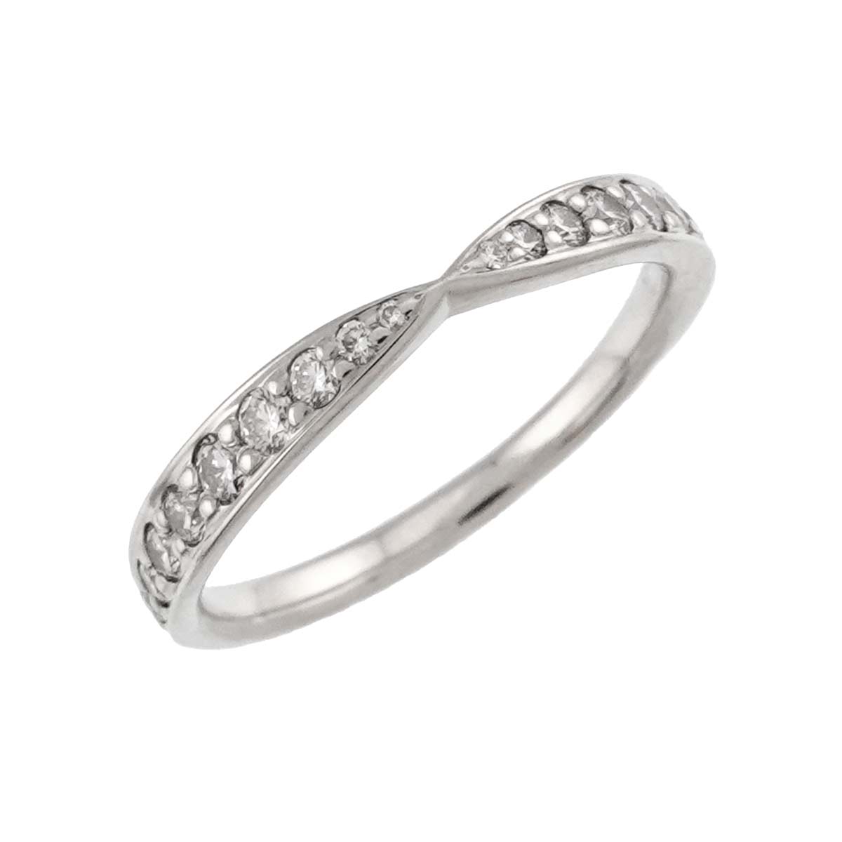 Harmony Band Ring Diamond Pt Platinum size3.75-4(US)