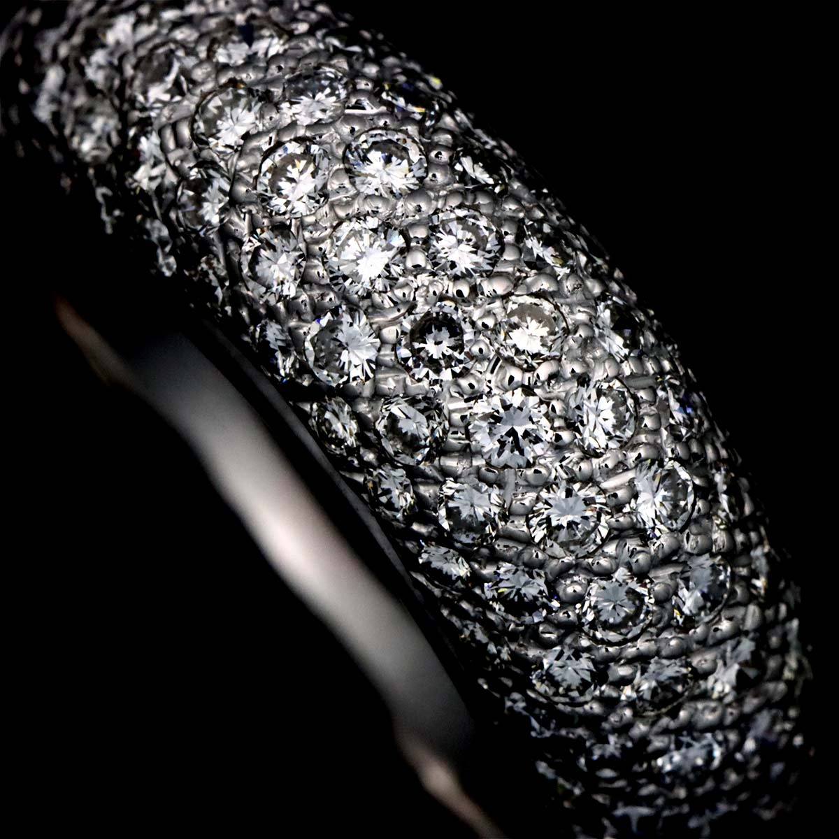 Diamond 0.82ct Ring 18K WG 750 Size4.75-5(US)