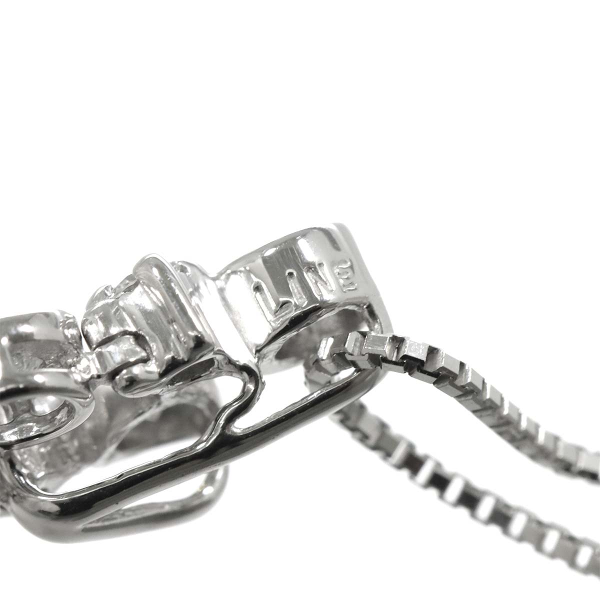 Diamond 0.50ct Necklace White Gold 750