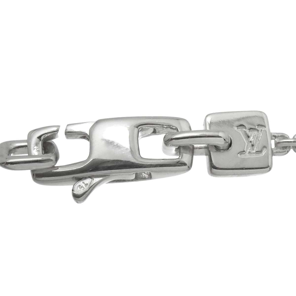 Chain Necklace 18K White Gold 750