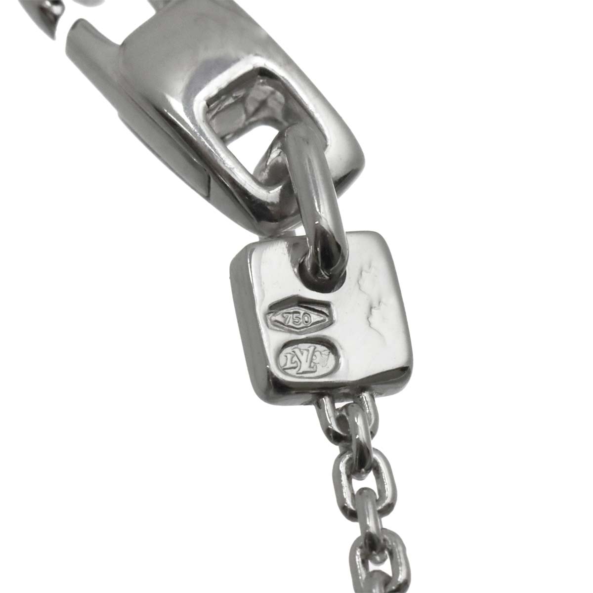 Chain Necklace 18K White Gold 750