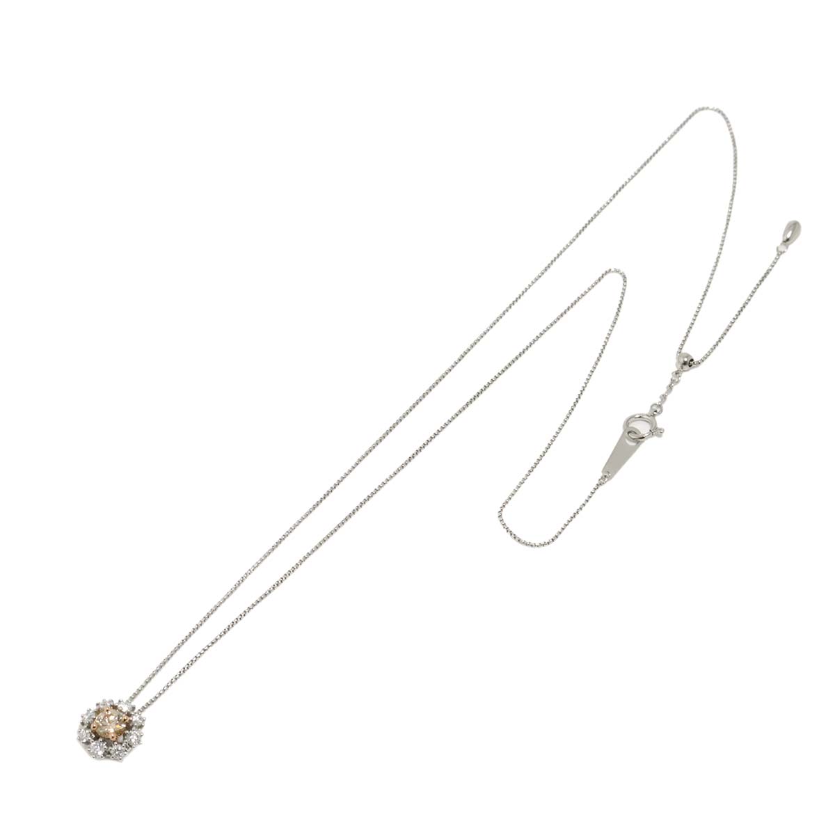 BrownDiamond 0.30ct Diamond 0.30ct Necklace 18K BD 750 Pt