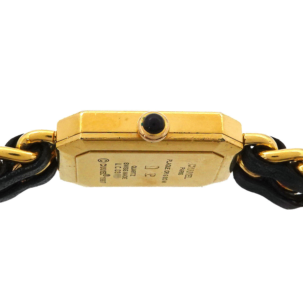 Premiere Size XL H0001 Vintage Quartz Black Dial Ladies Watch