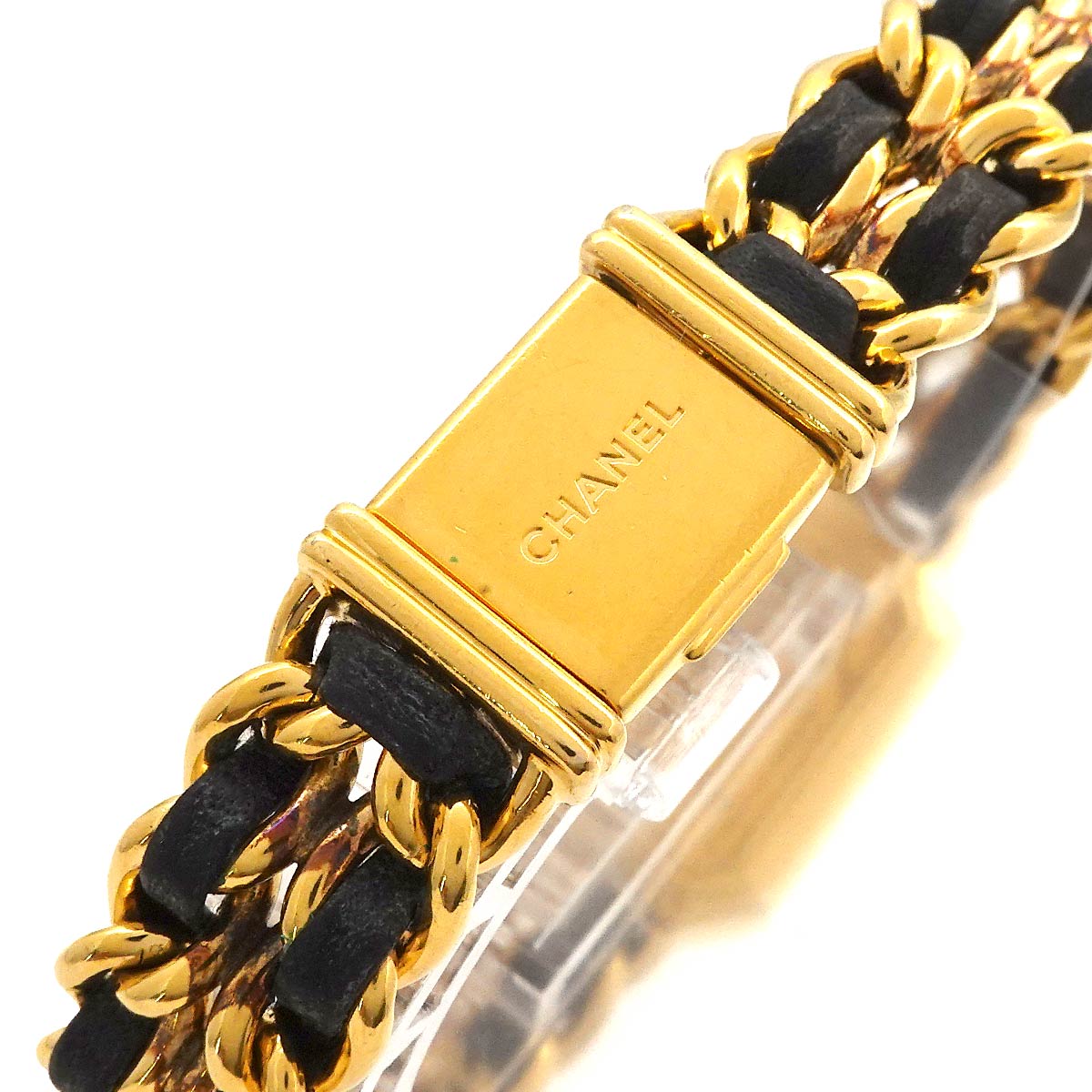 Premiere Size XL H0001 Vintage Quartz Black Dial Ladies Watch