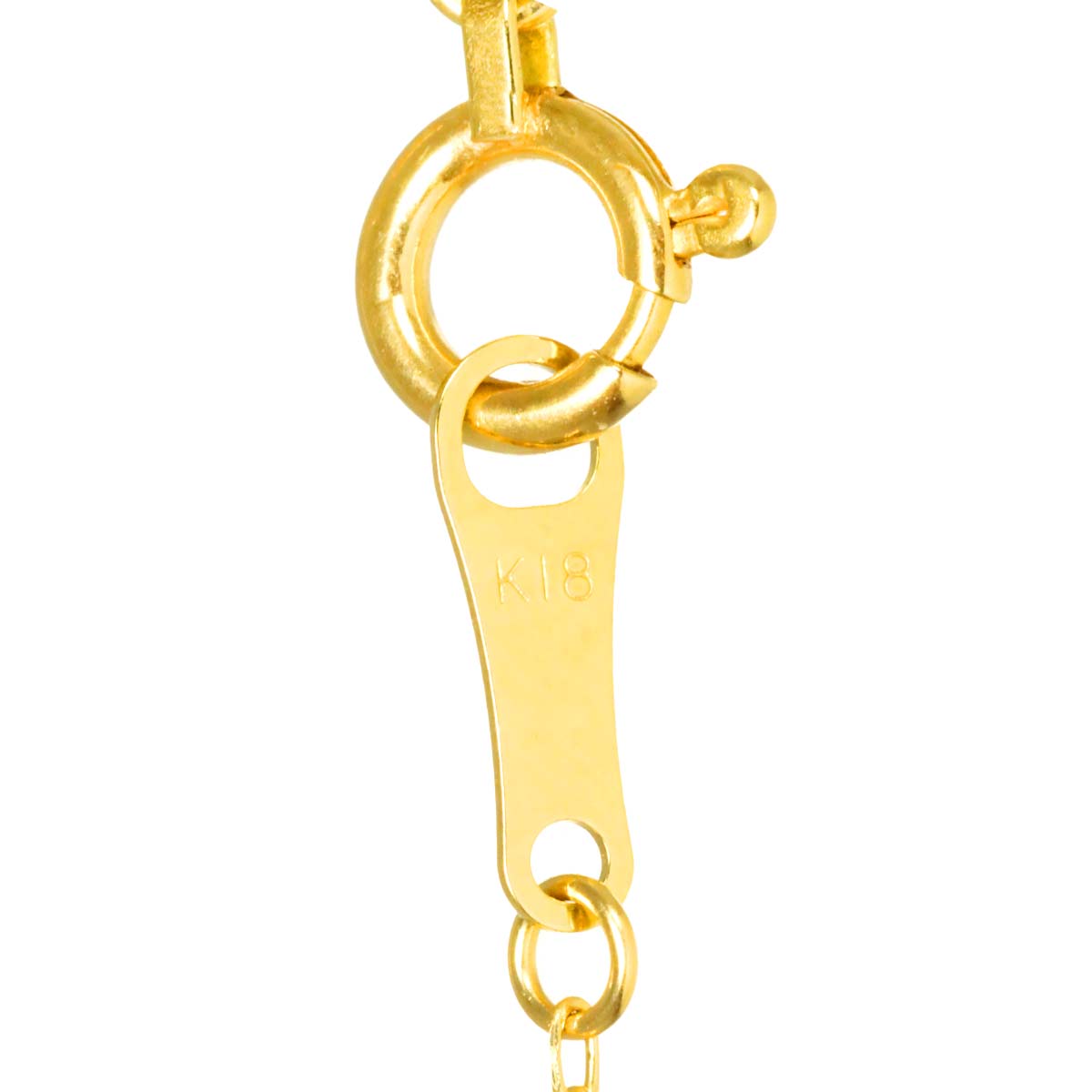 Diamond 0.15ct Necklace 18K YG Yellow Gold 750