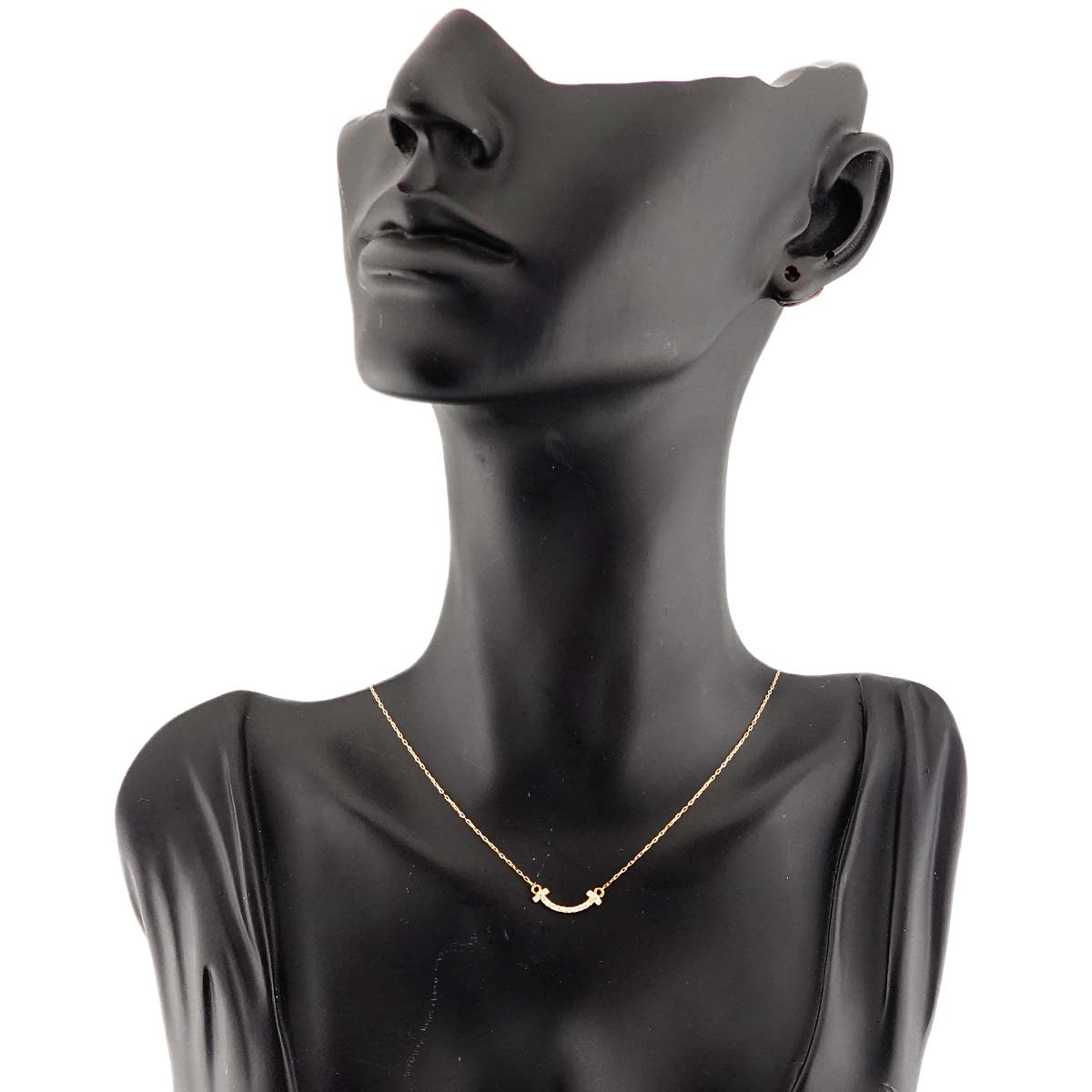 Diamond 0.08ct Necklace 18K YG Yellow Gold 750