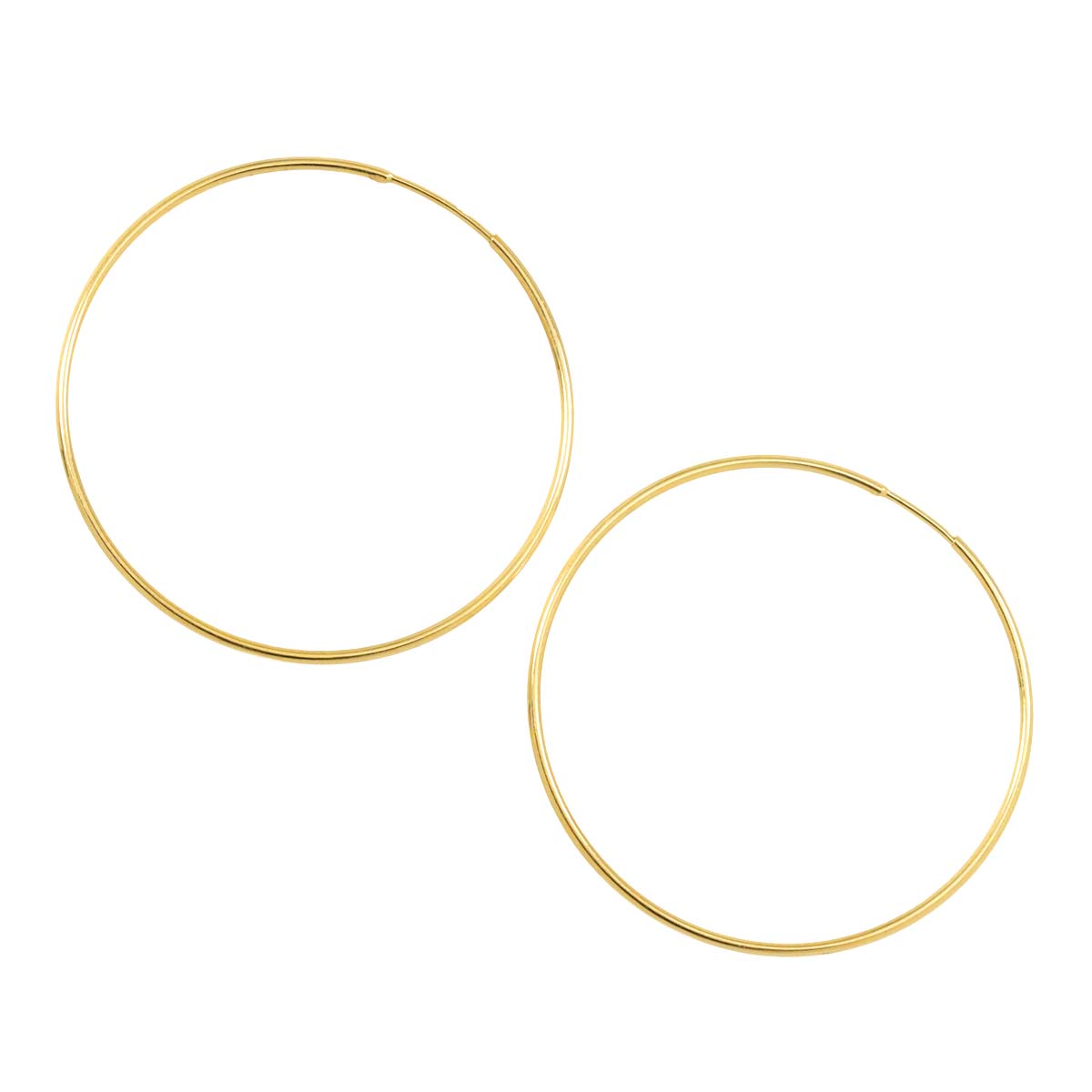 Earrings Pierced 18K K18 YG Yellow Gold 750