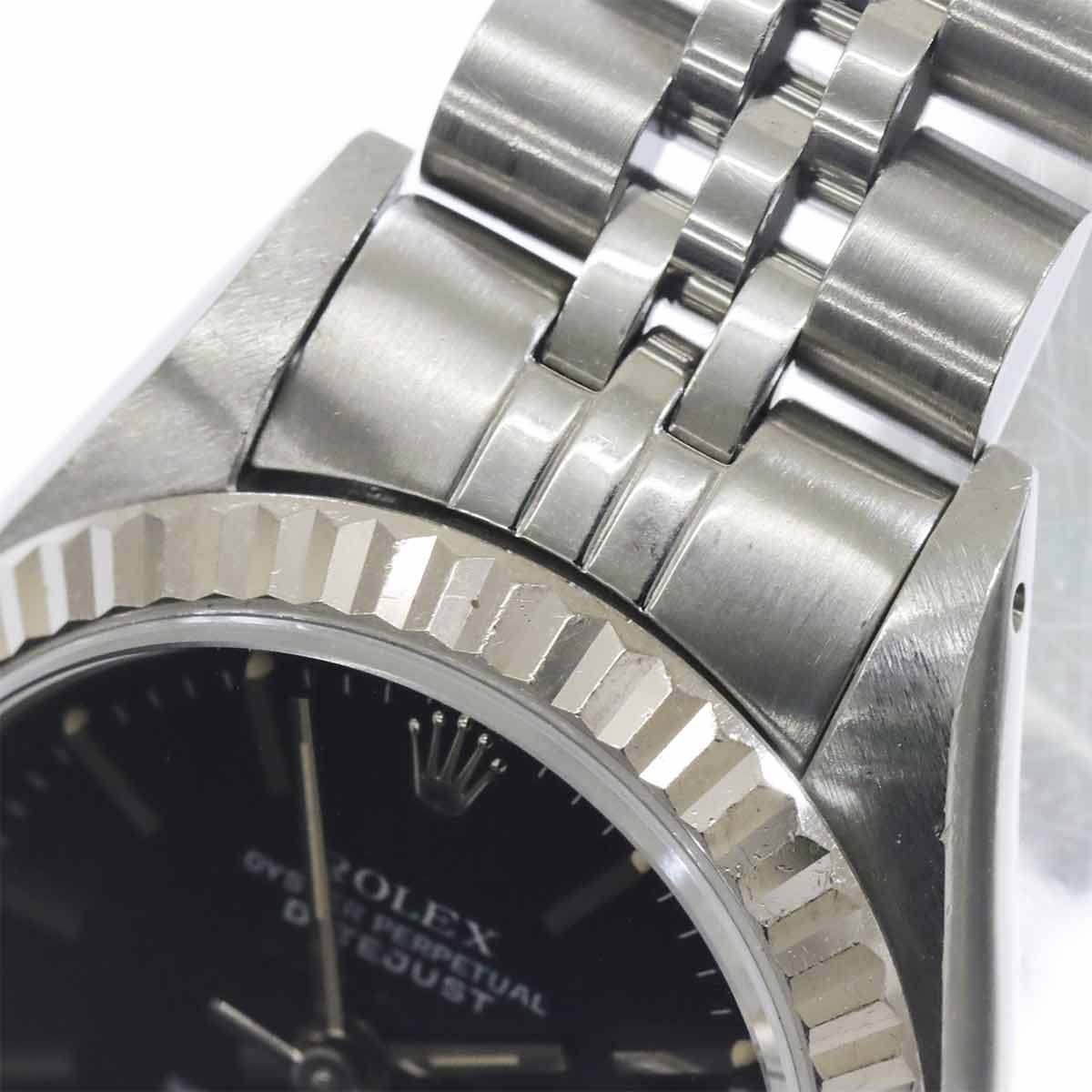 Datejust 69174 Serial S Black Dial 750 White Gold Ladies Watch