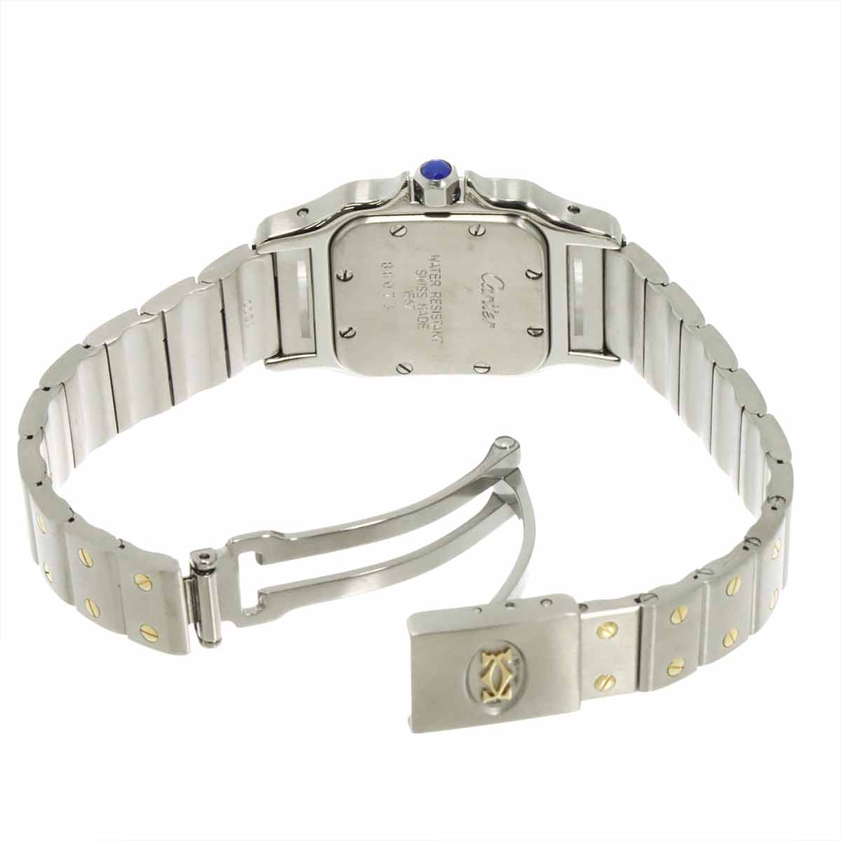 Santos Galbee W20012C4 K18YG Cream Dial Ladies Watch