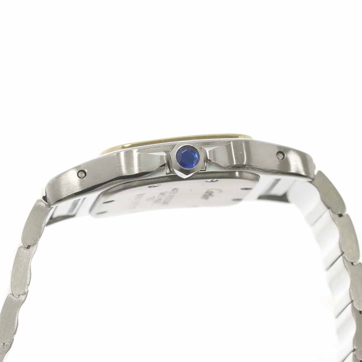 Santos Galbee W20012C4 K18YG Cream Dial Ladies Watch