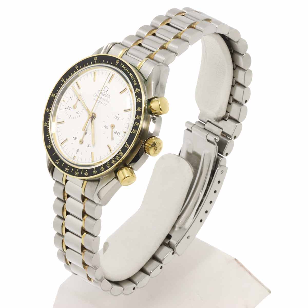 Speedmaster 3310 20 YG Chronograph Automatic White dial Mens