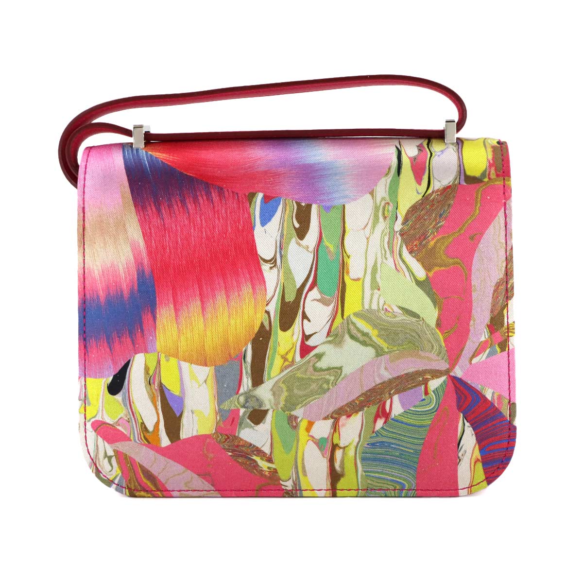 Constance 3 Mini 18 Marble Shoulder Bag Veau Swift Silk