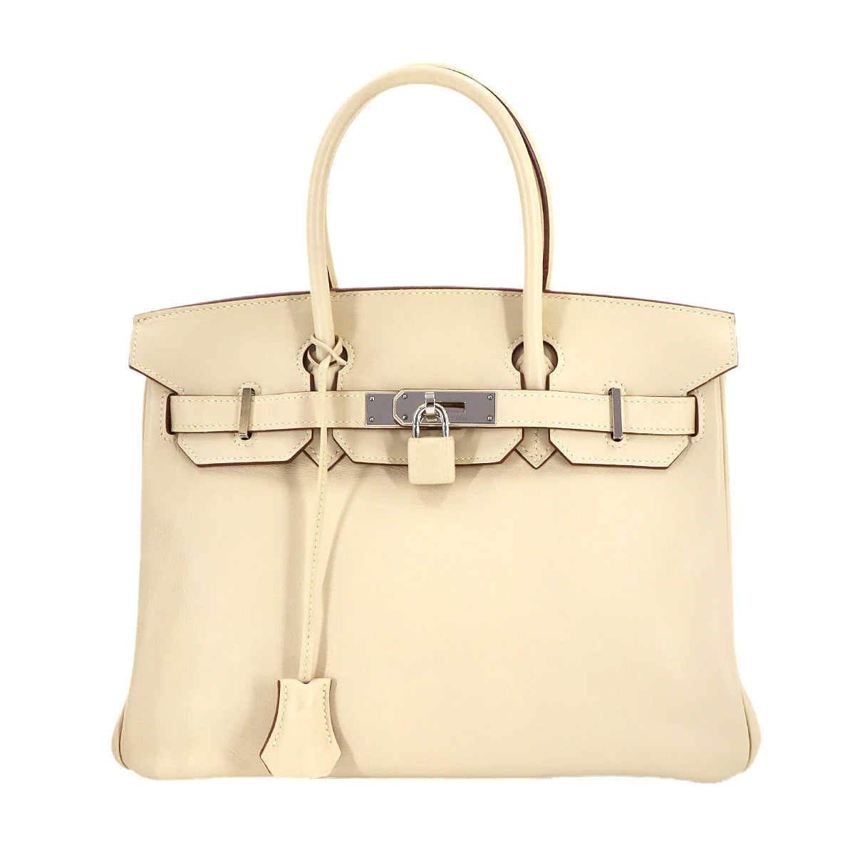 Birkin 30 Veau Swift Parchemin Hand Bag Beige Purse