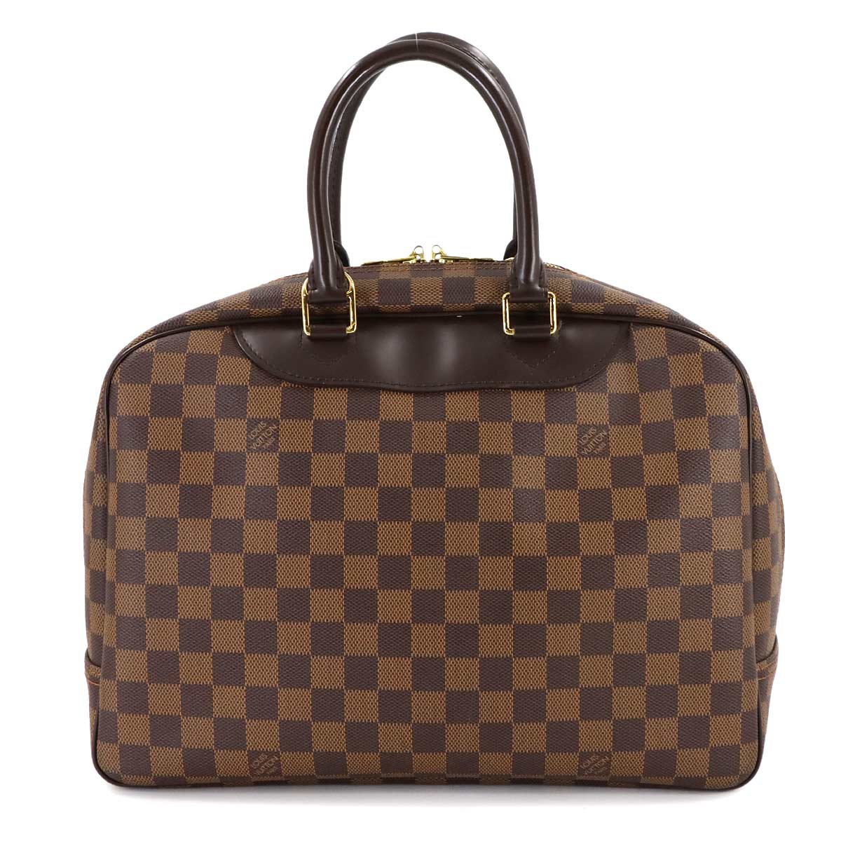 Damier Deauville SPO Hand Bag Ebene N47272 Brown Purse