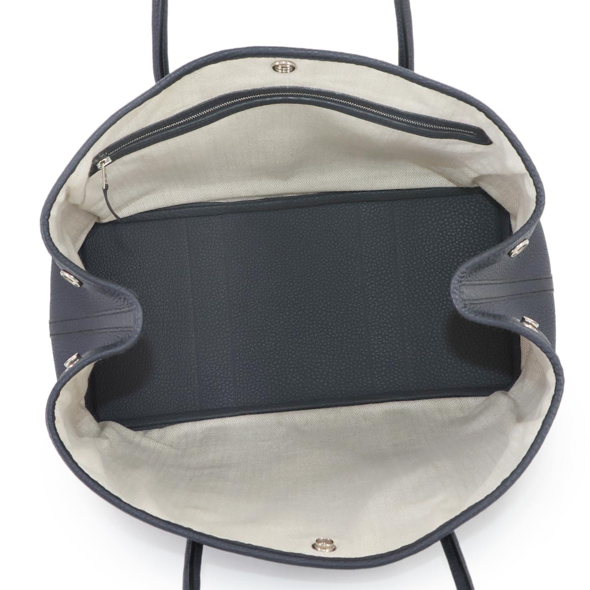 Garden Party PM Tote Bag Negonda Leather Blue Indigo Purse