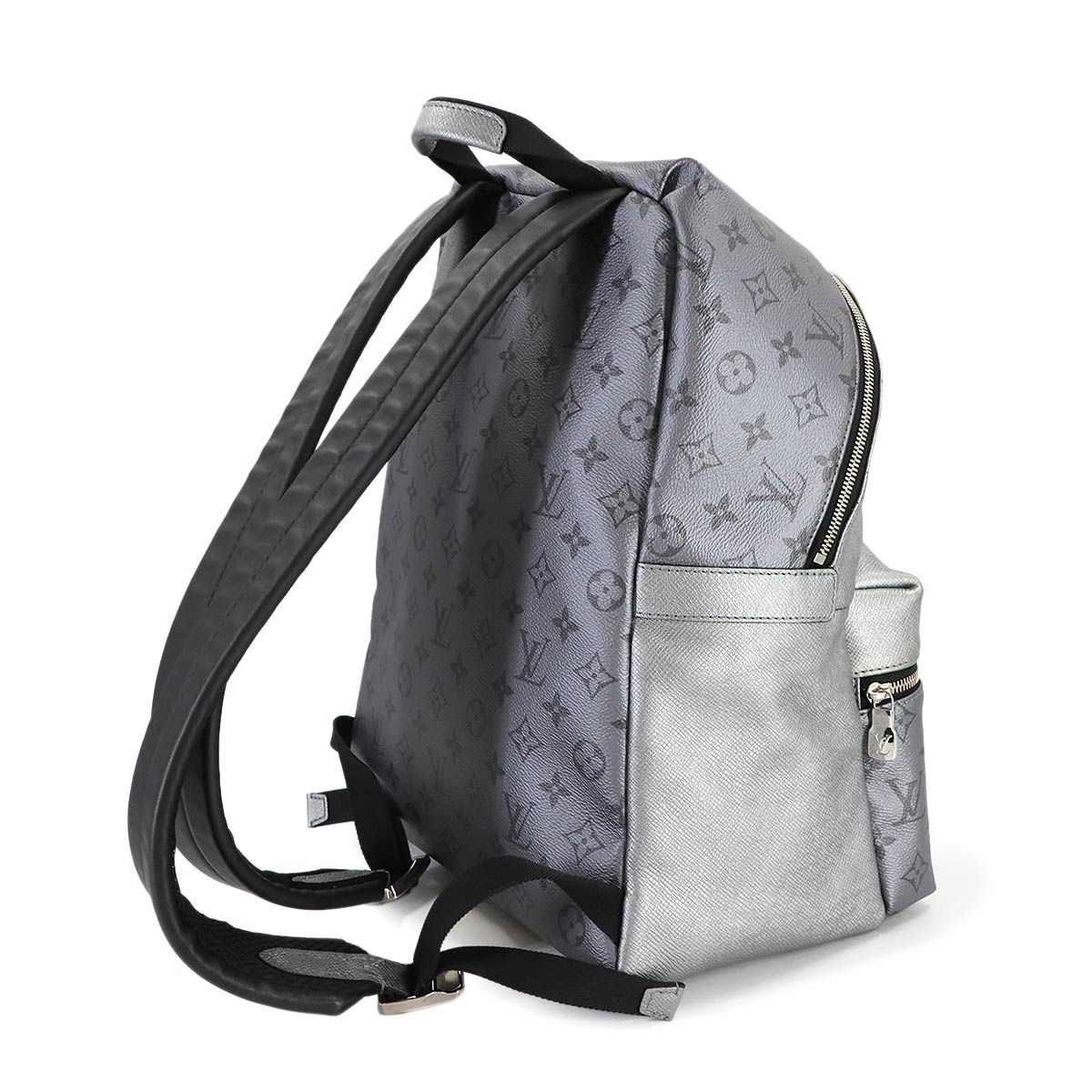 Taigarama Discovery Backpack Leather Silver M30835