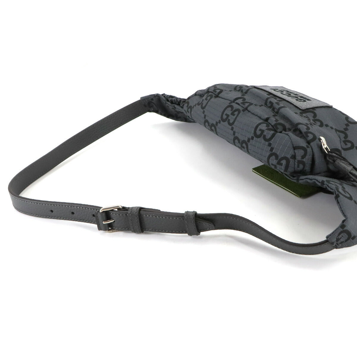 Belt Bag Crossbody GG Recycled Polyester Leather Gray 767934