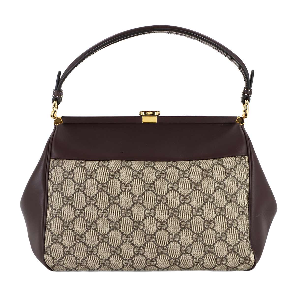 Ophidia Virgo Hand Shoulder Bag GG Supreme Leather Beige 726428