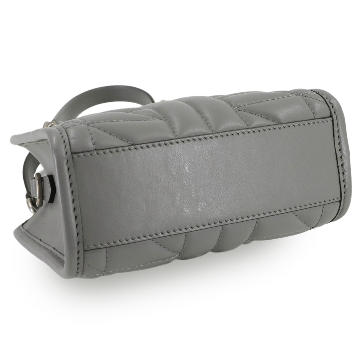 GG Marmont Quilting Mini Hand Shoulder Bag Gray 696123