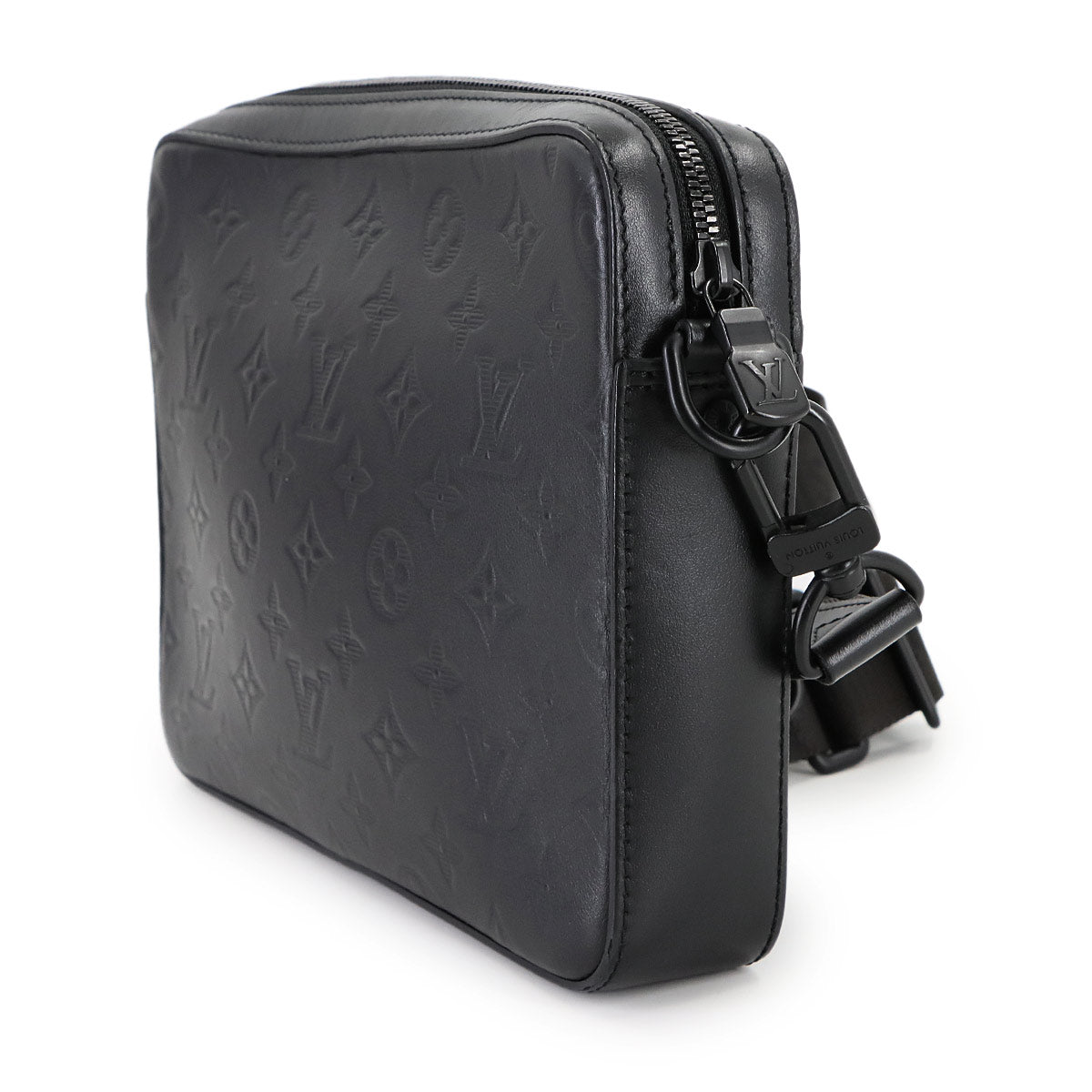 Monogram Shadow Duo Messenger Shoulder Bag Leather M69827