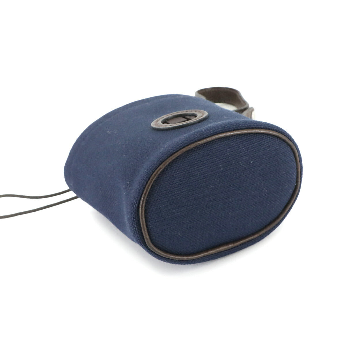 Treats Pouch Canvas Veau Barenia Navy Feu