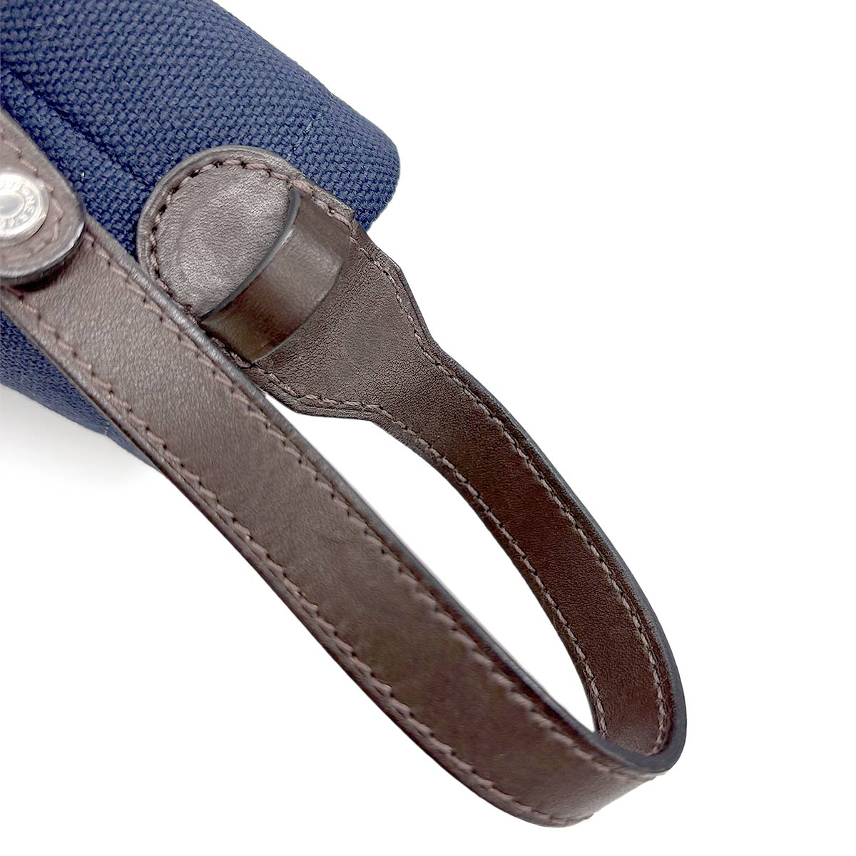 Treats Pouch Canvas Veau Barenia Navy Feu