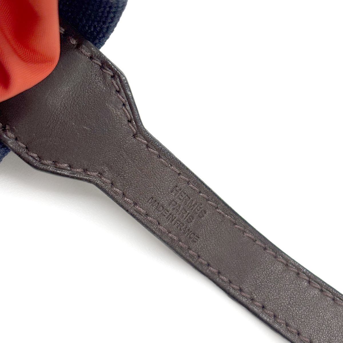 Treats Pouch Canvas Veau Barenia Navy Feu