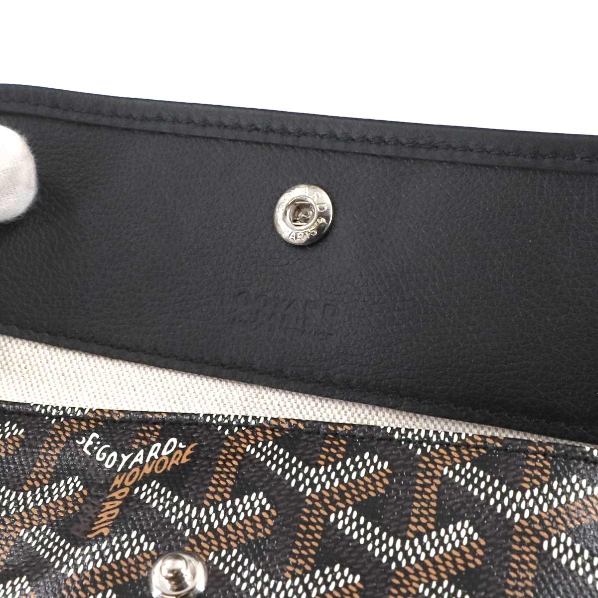 Saint Louis GM Tote Bag PVC Leather Black Unisex