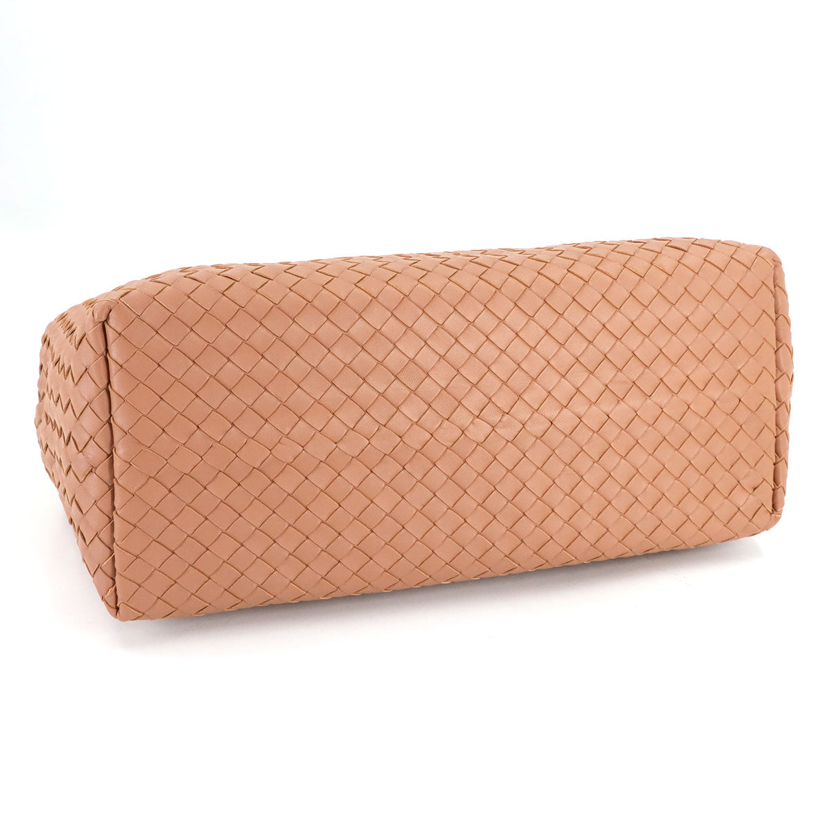 Intrecciato Medium Garda Tote Bag Leather Pink Purse