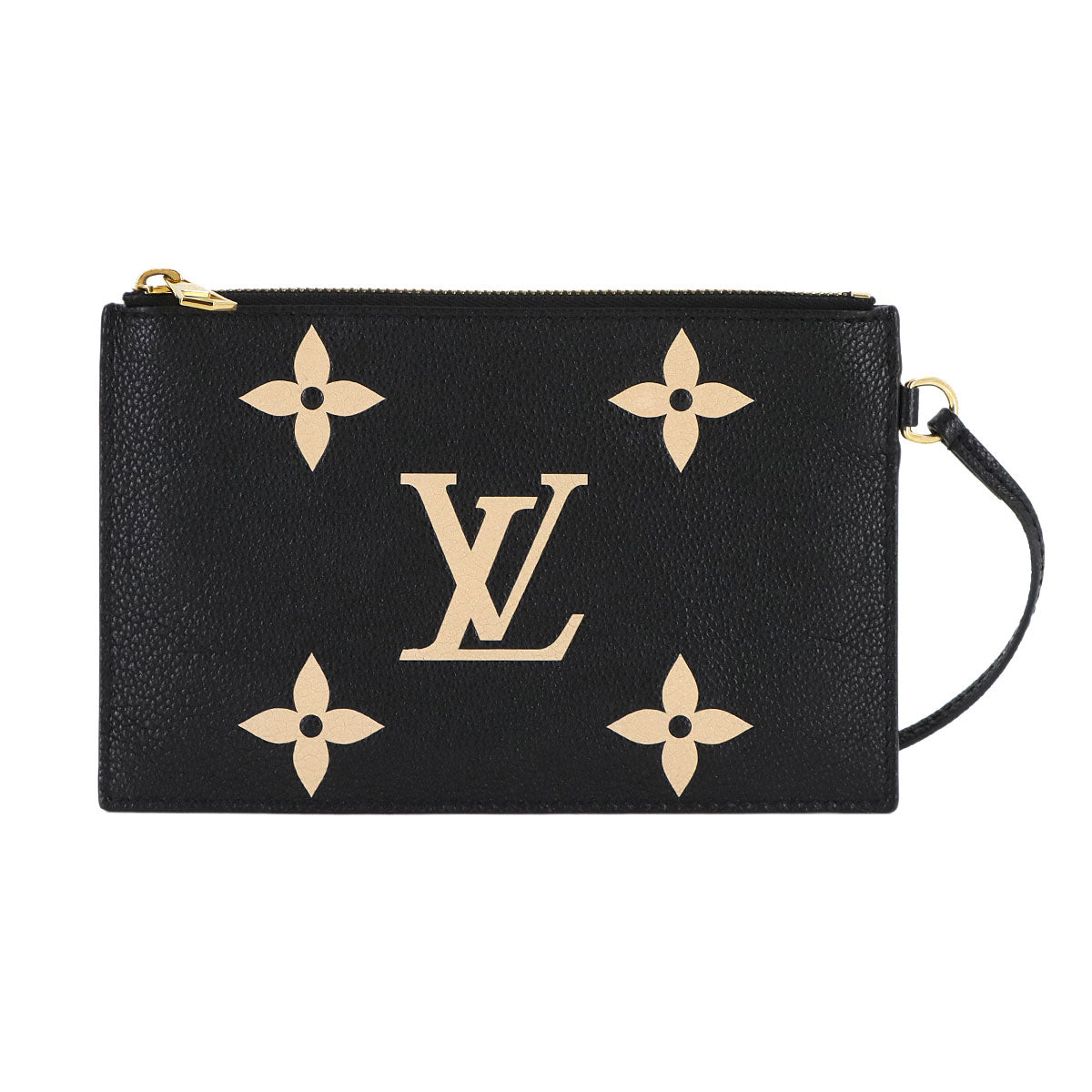 Bicolor Monogram Empreinte Neonoe Pouch Black Beige