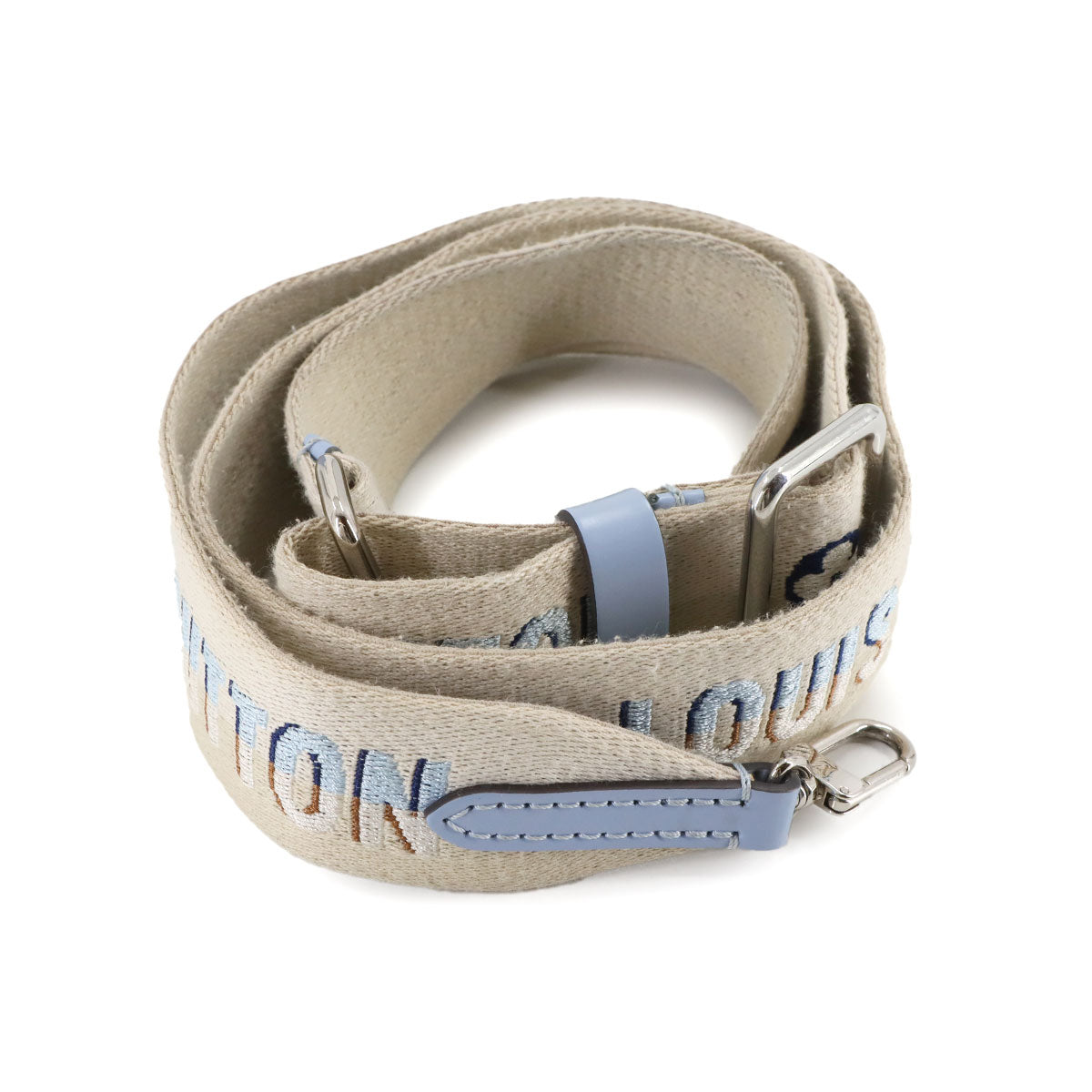 Epi Petit Sac Plat Hand Shoulder Bag Leather Blue M81069