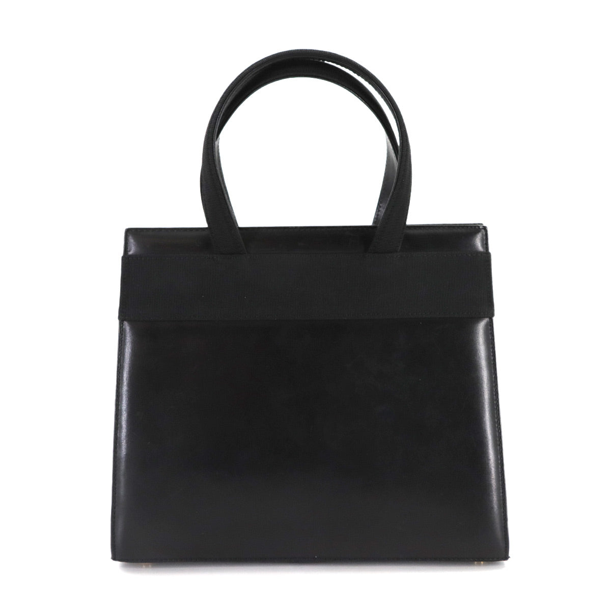 Vara 2way Hand Shoulder Bag Leather Black Purse