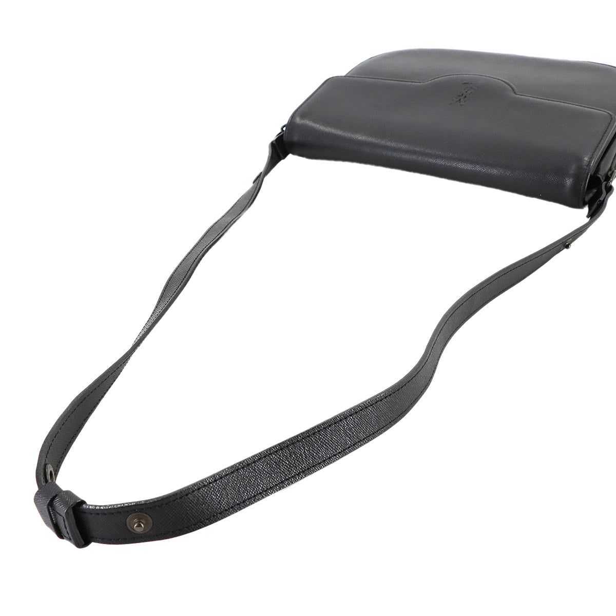 Shoulder Bag Leather Black Purse