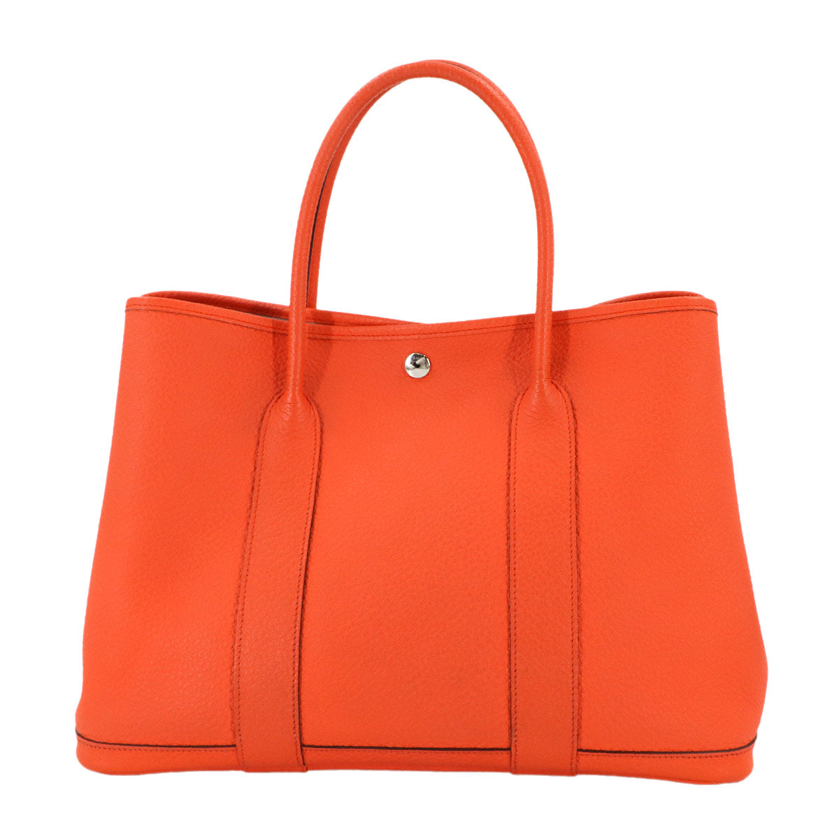 Garden Party PM Manufacture de Boucleries Tote Bag Orange Poppy