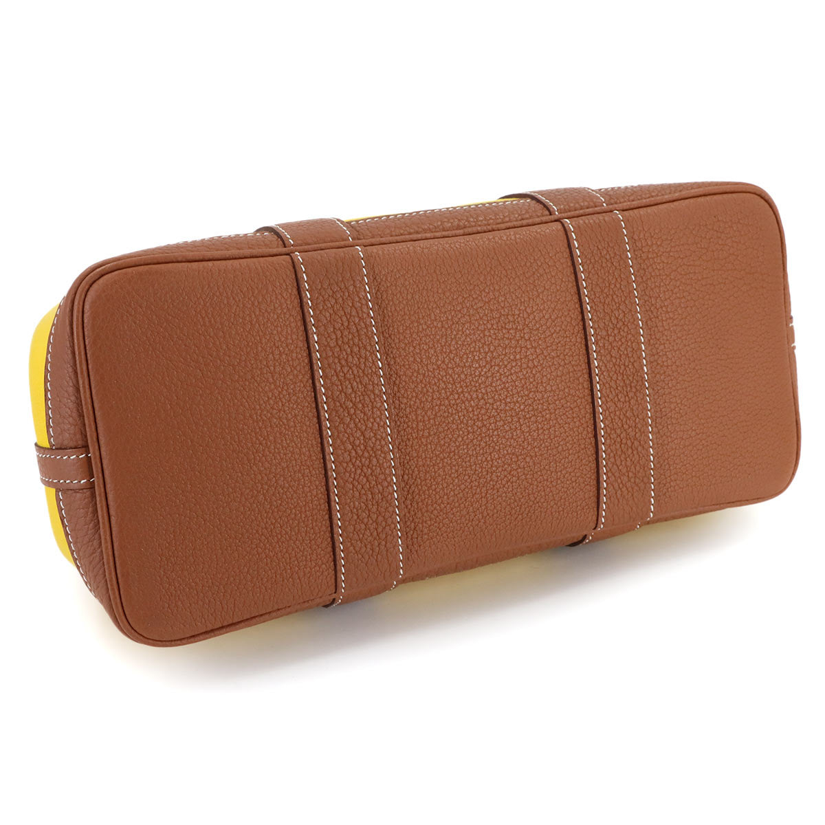 Garden Party TPM Tote Bag Toiel officier Leather Jaune de naples