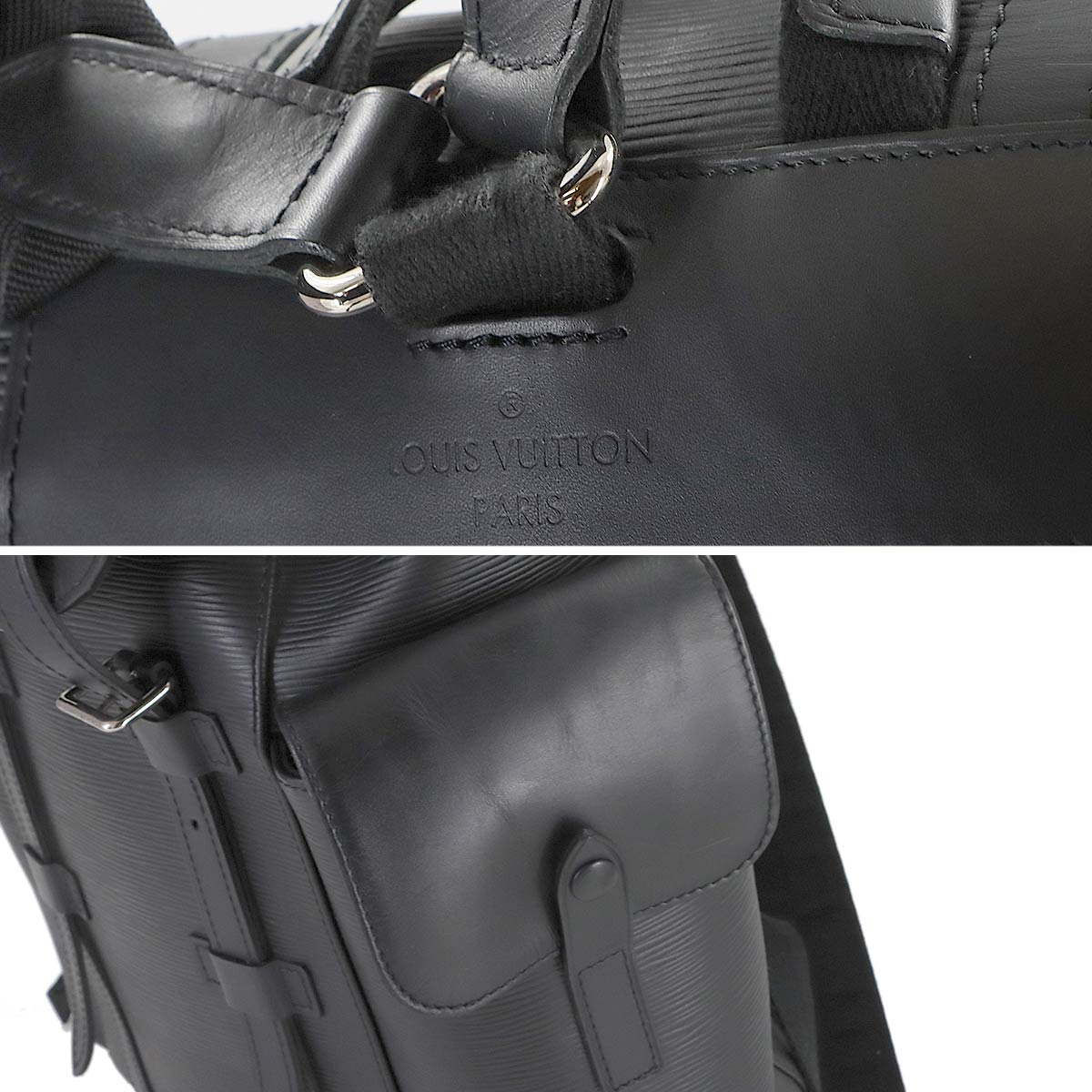 Epi Christopher PM Backpack Leather Noir M50159