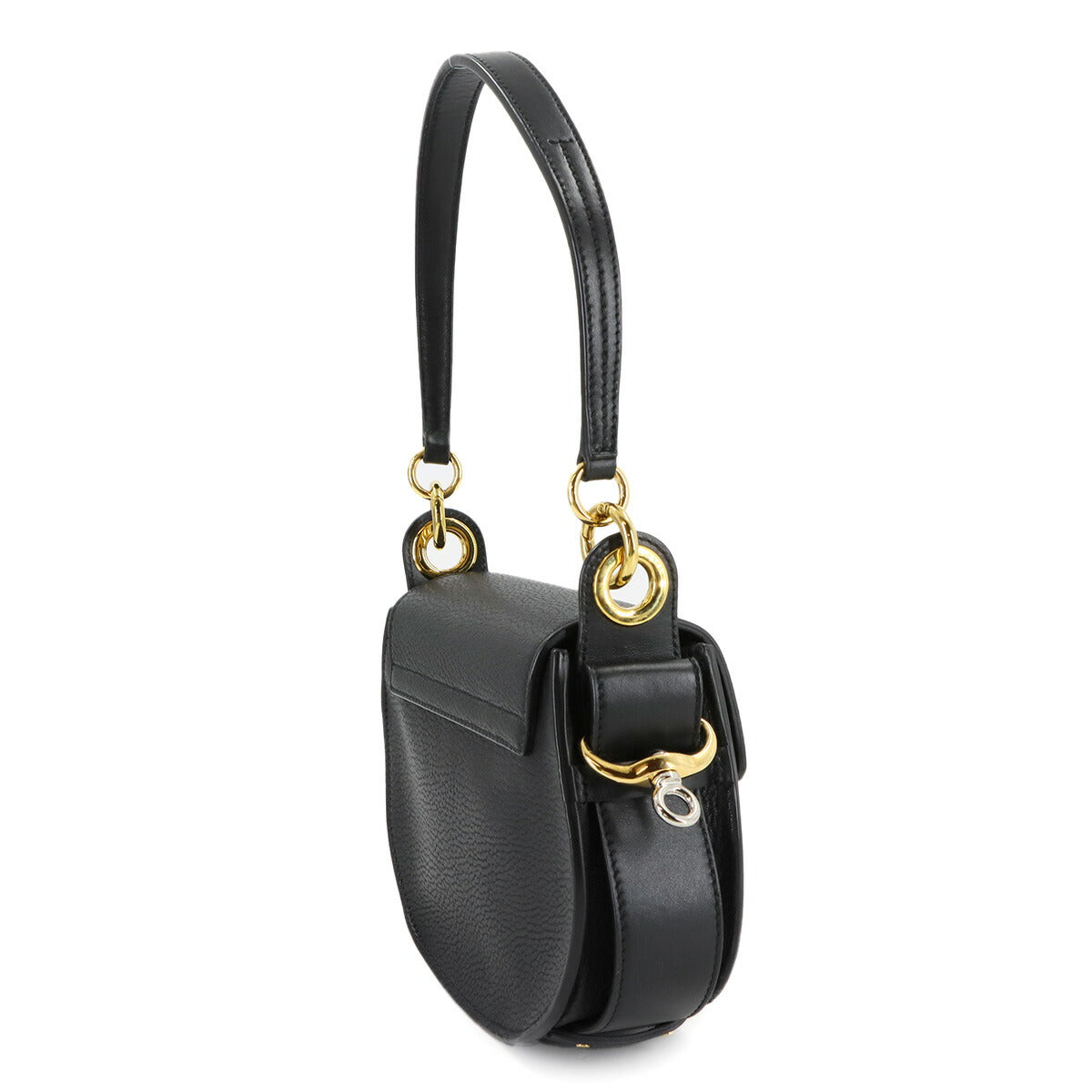 Tess Small 2way Hand Shoulder Bag Leather Black Purse