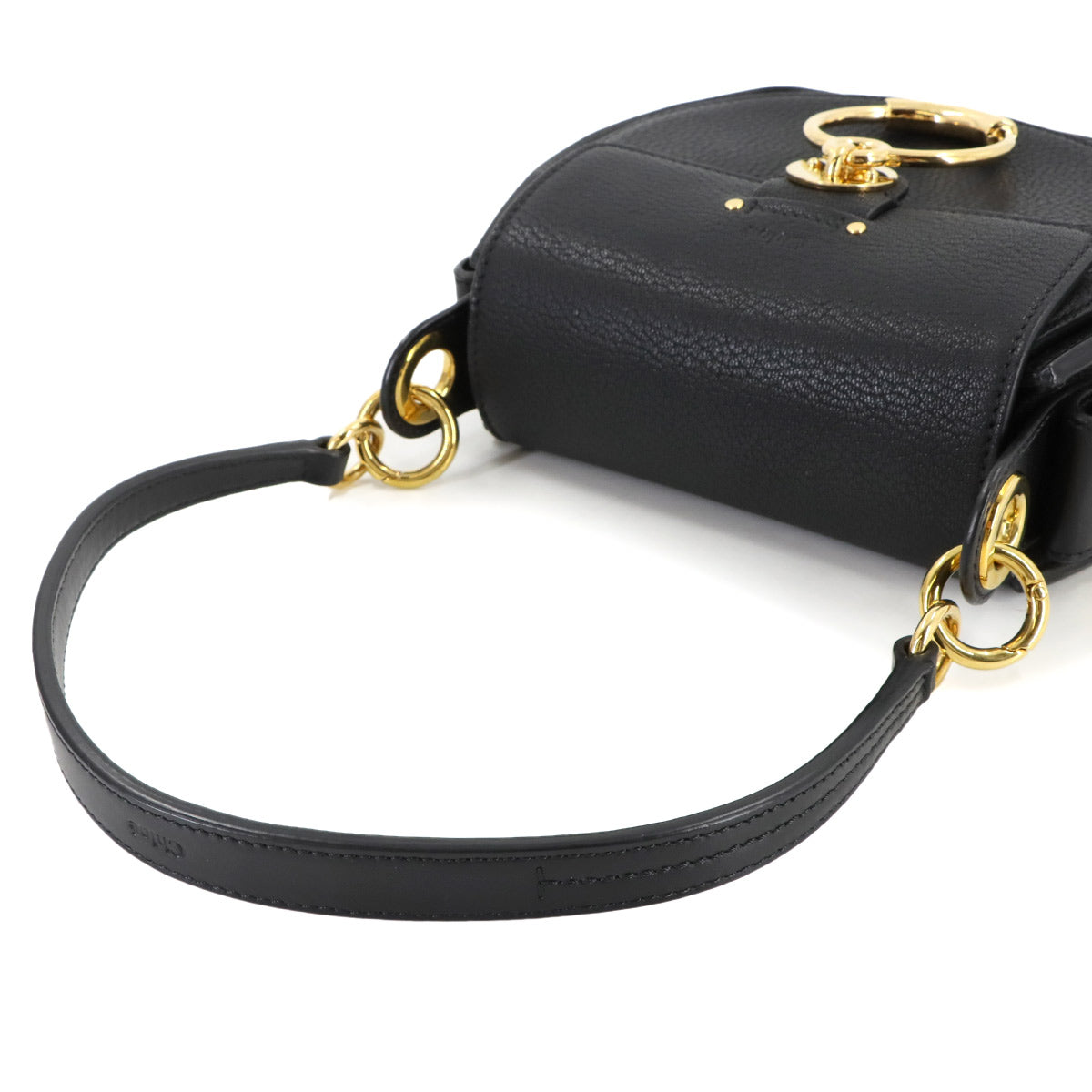 Tess Small 2way Hand Shoulder Bag Leather Black Purse