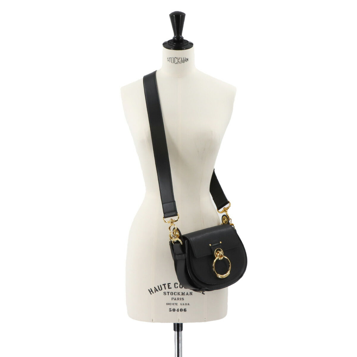 Tess Small 2way Hand Shoulder Bag Leather Black Purse